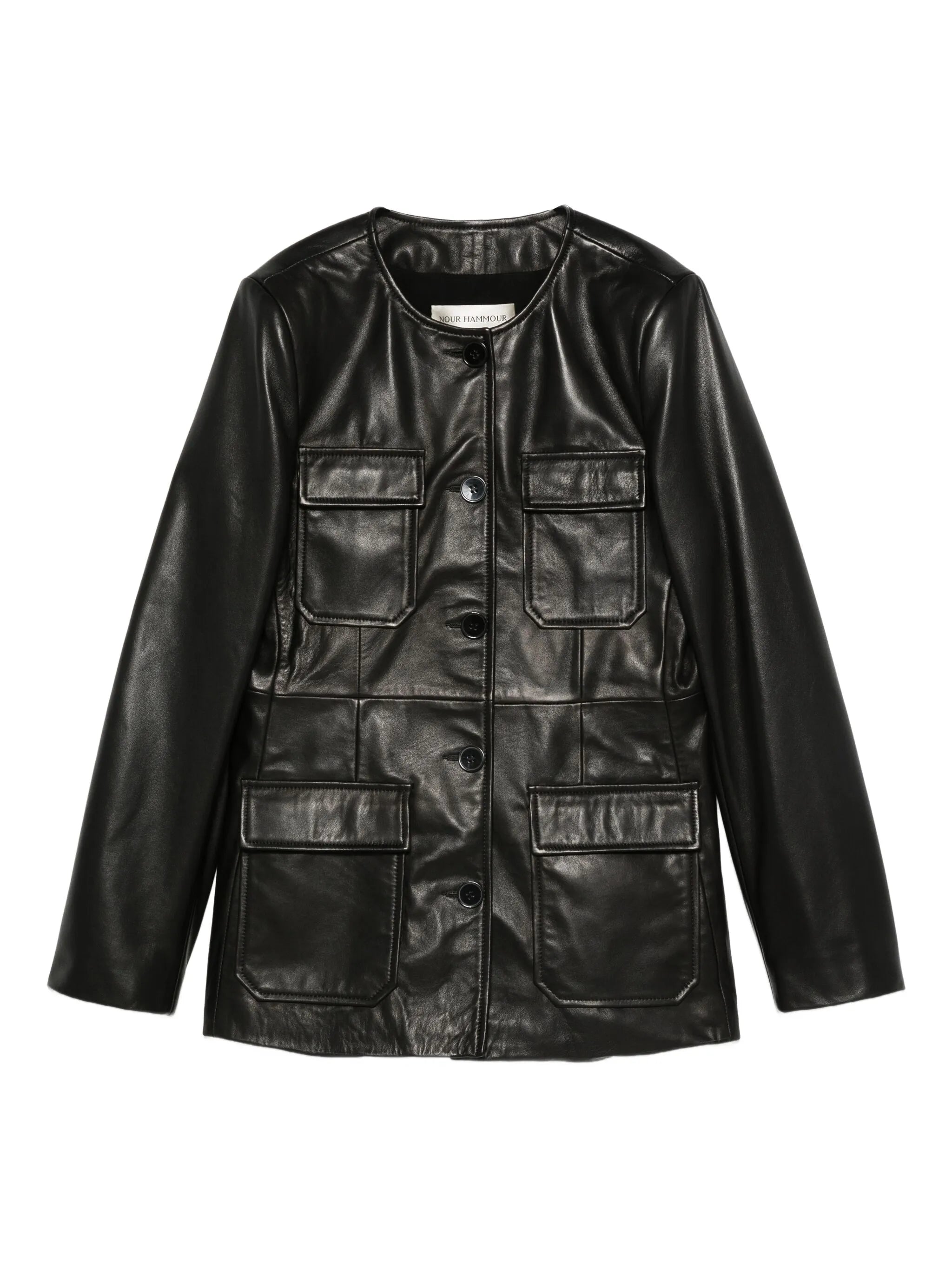leather blazer