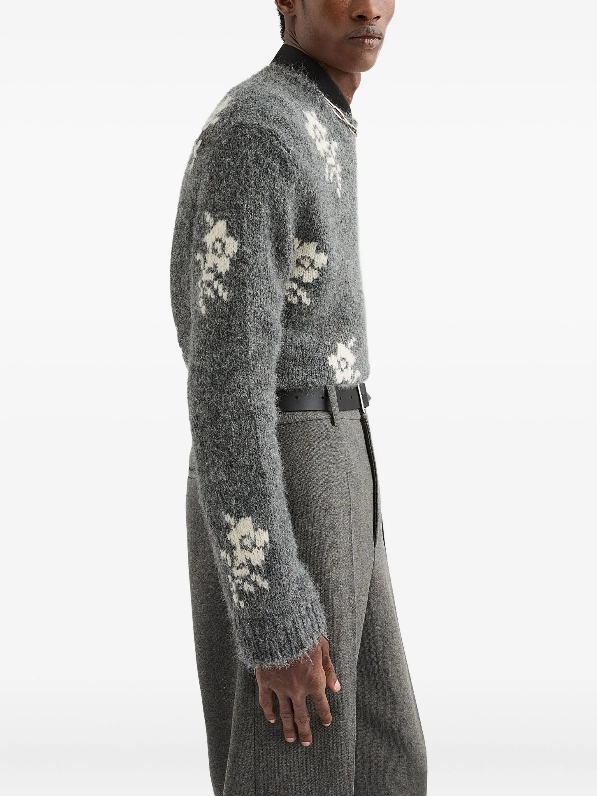 floral sweater