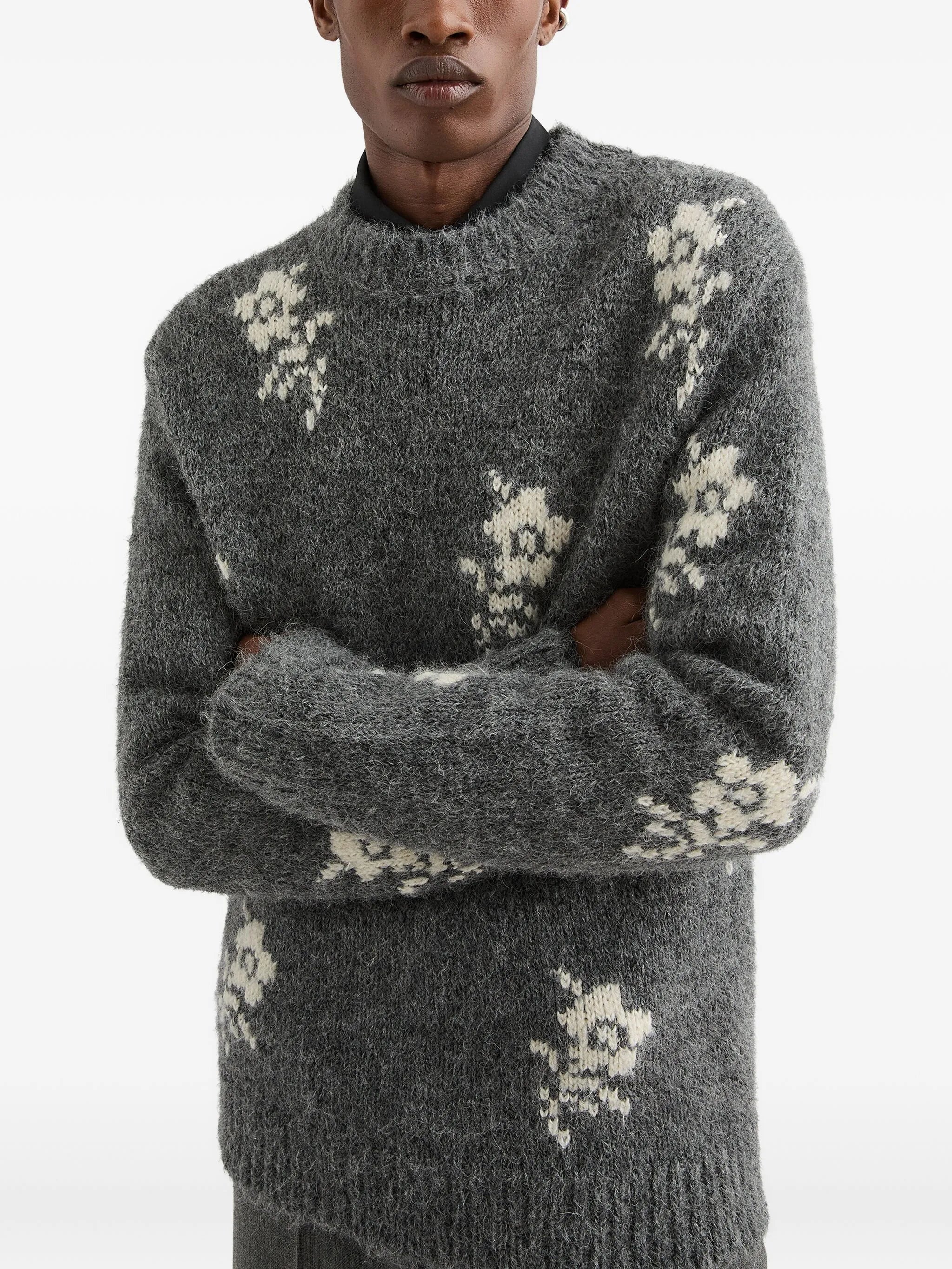 floral sweater