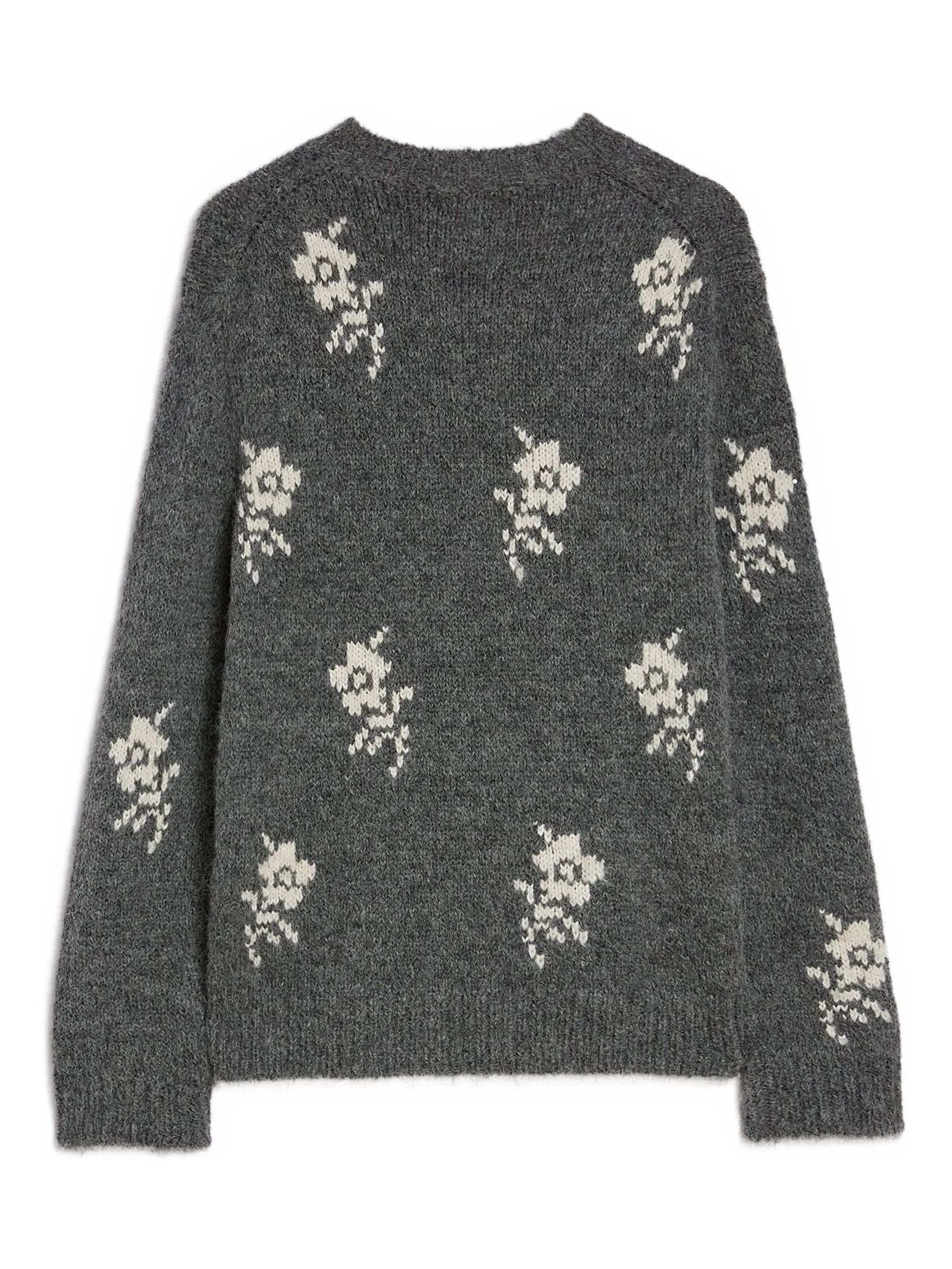 floral sweater