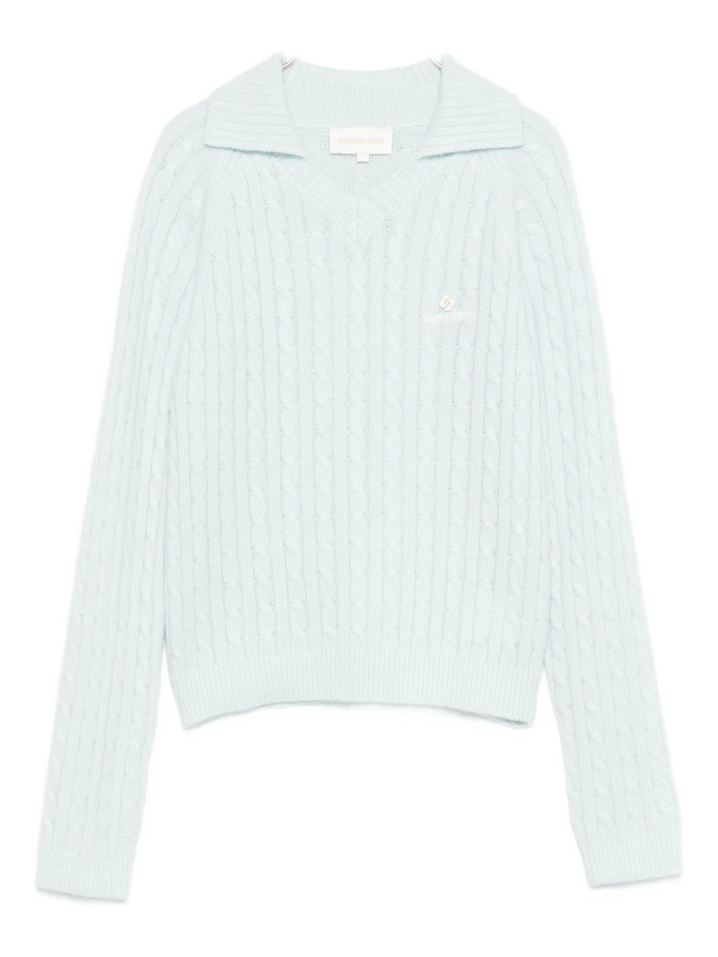cable-knit top
