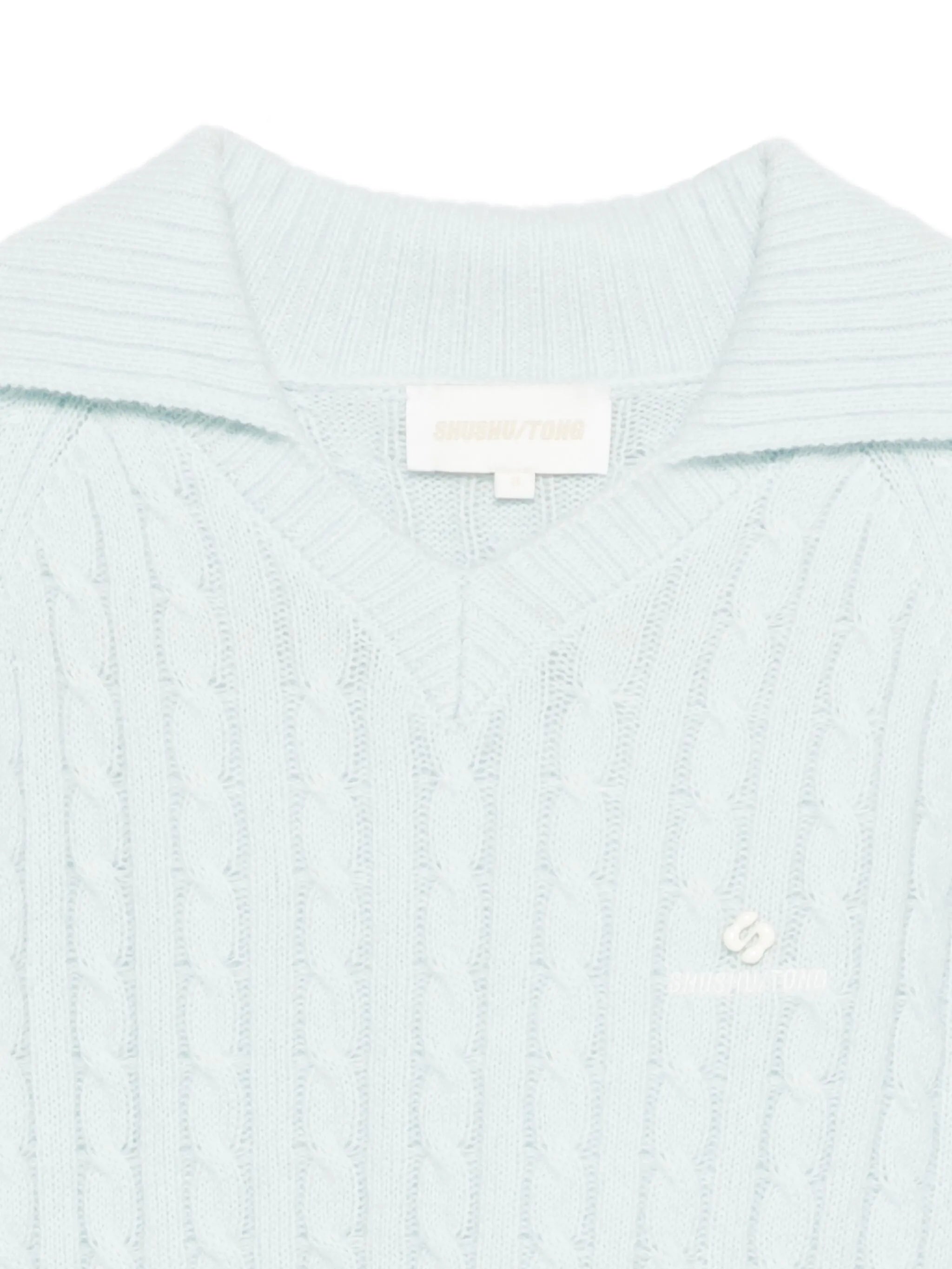 cable-knit top