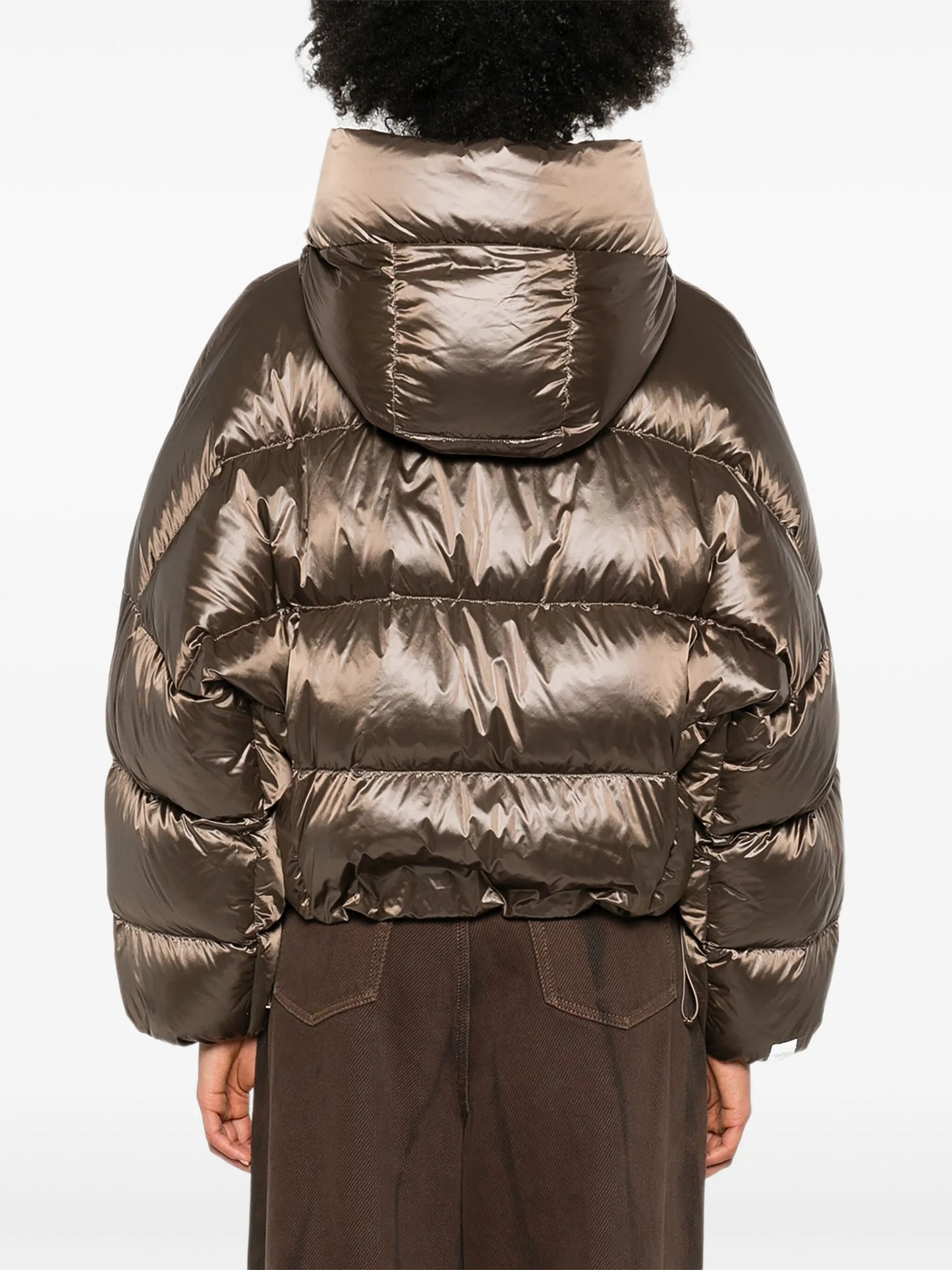 Spaceca quilted hooded jacket