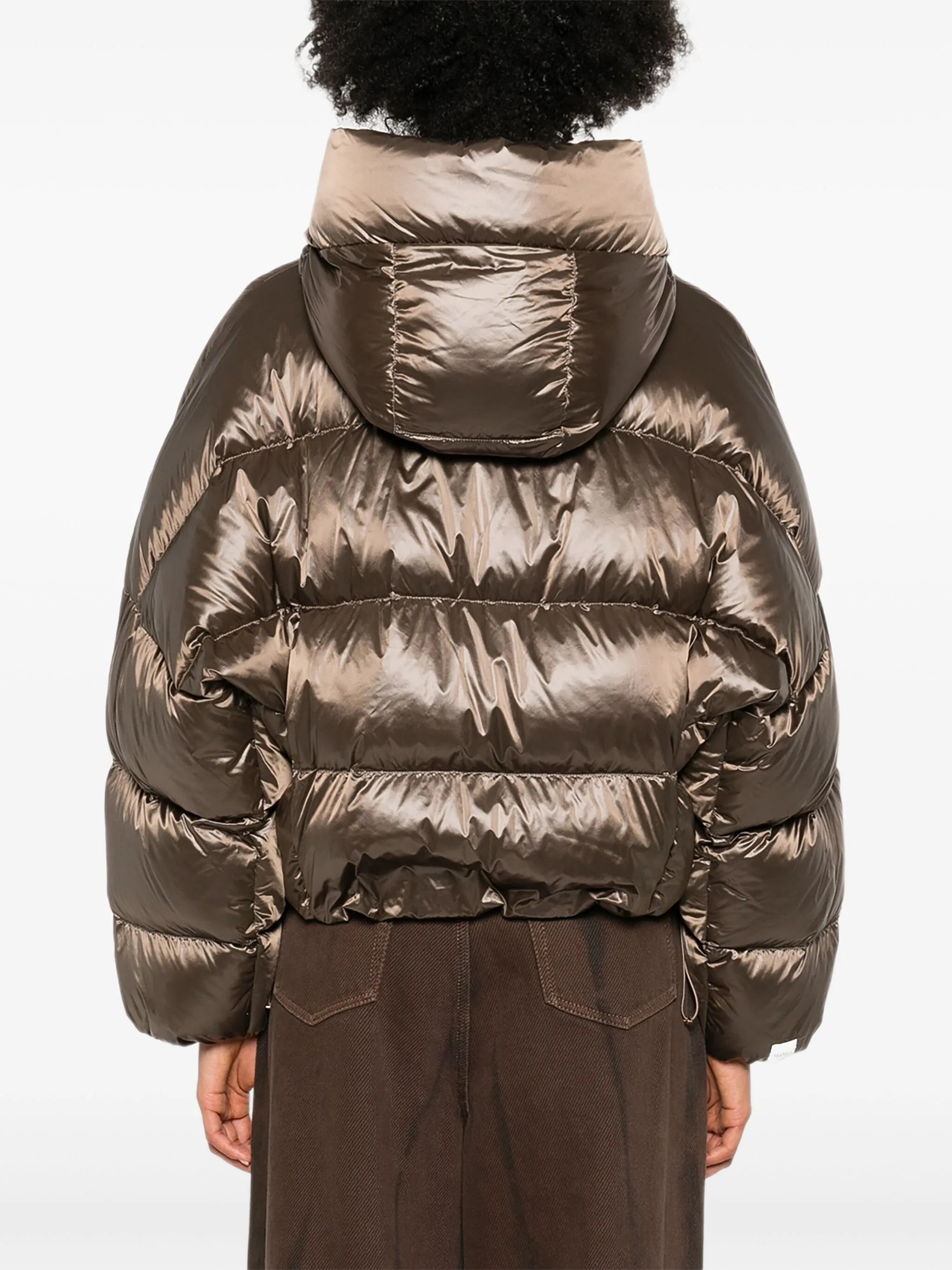 Spaceca quilted hooded jacket