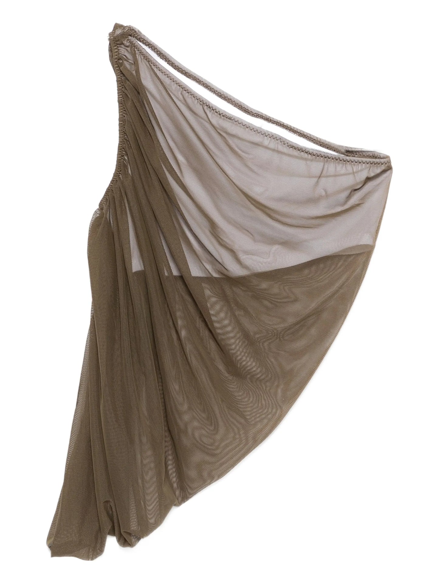 Diana one-shoulder draped top