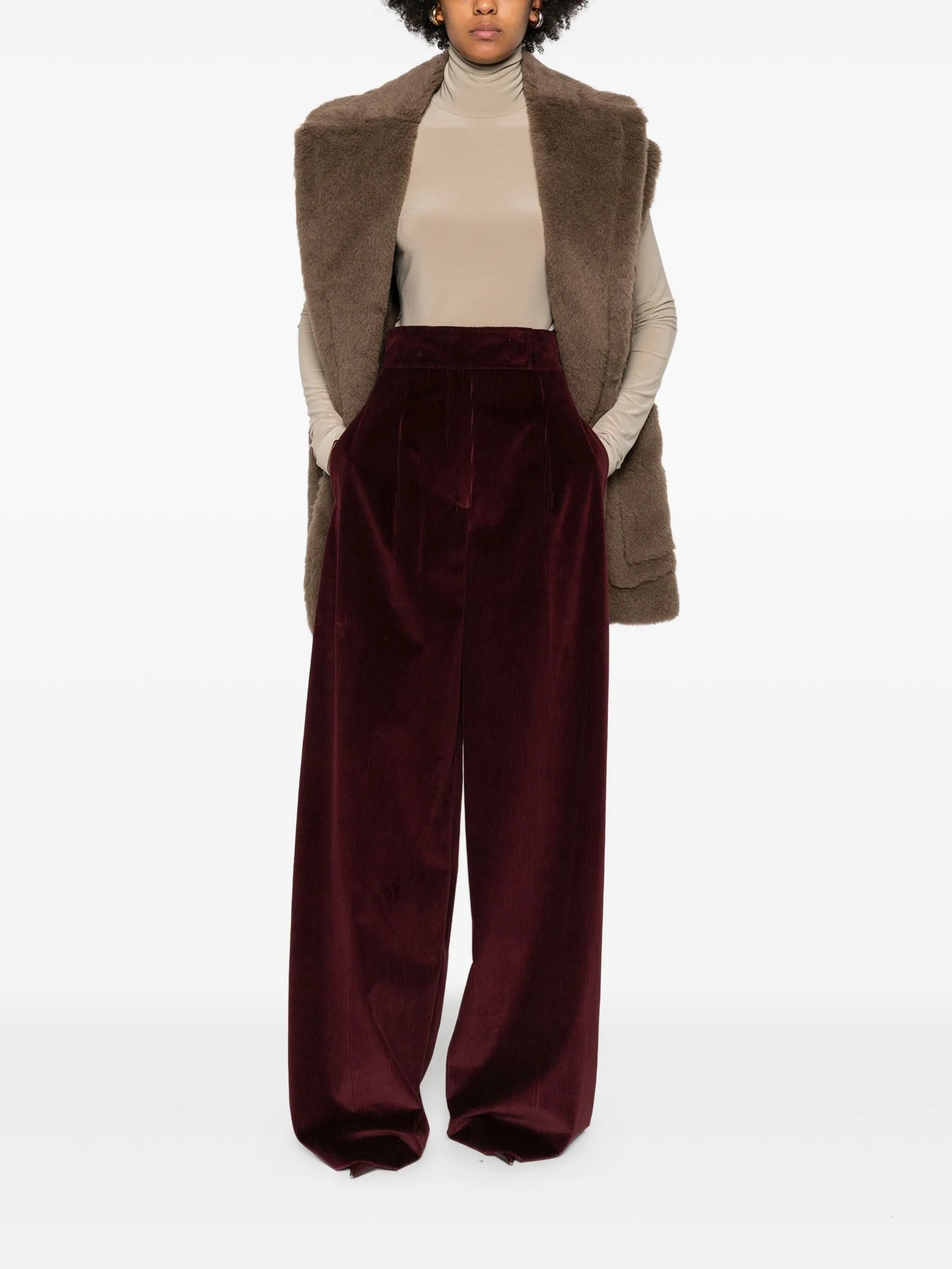 Bosso pleated trousers