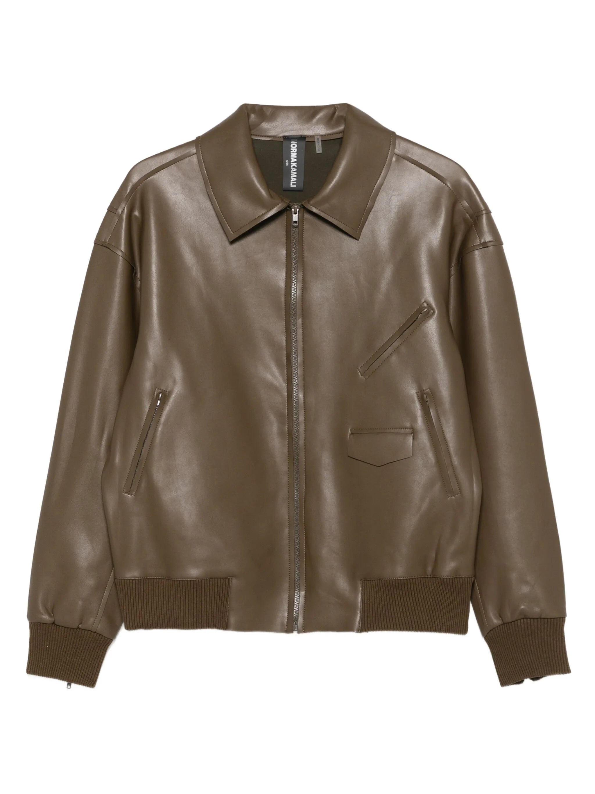 zip-front bomber jacket