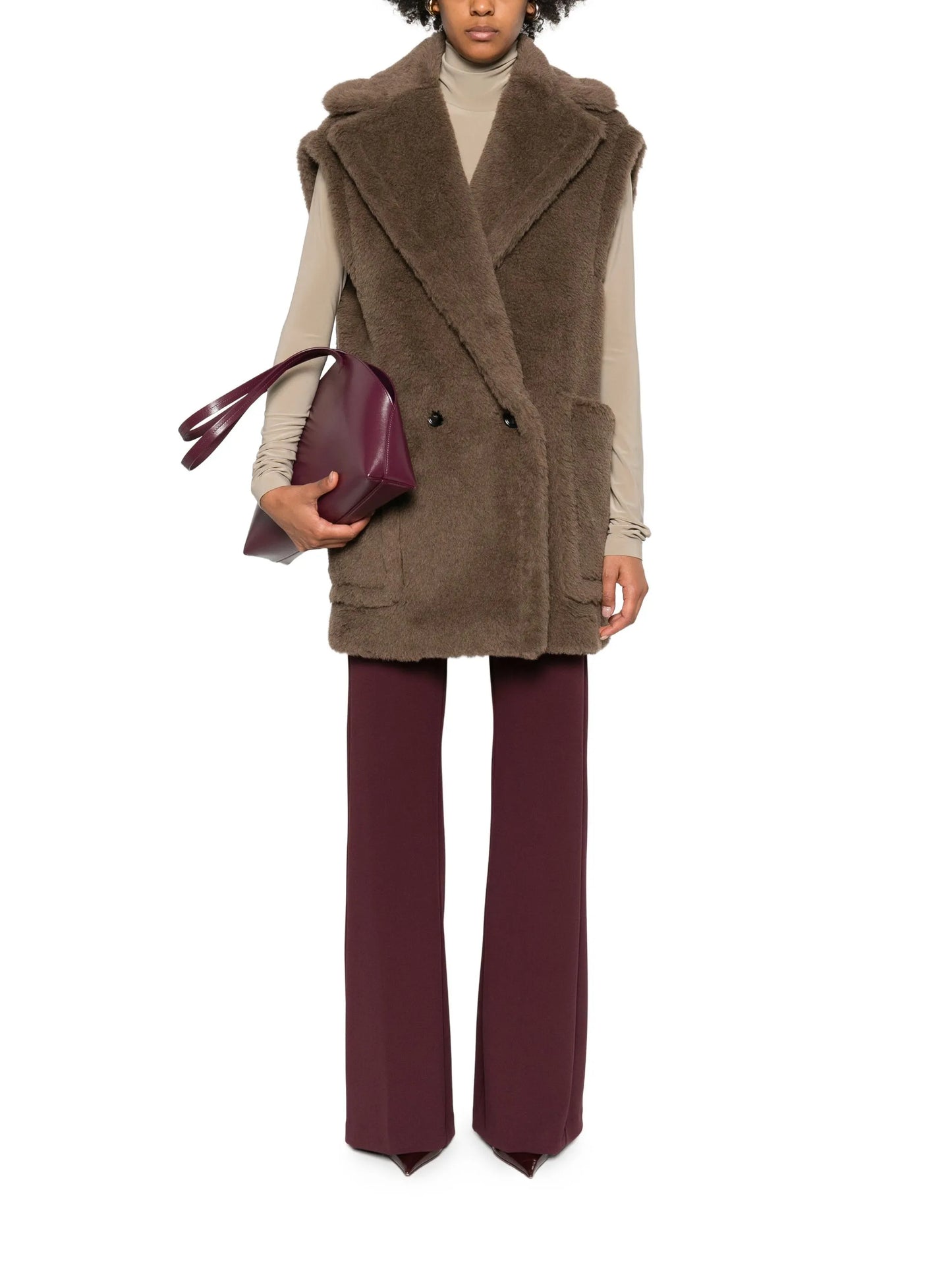 Bormida double-breasted gilet