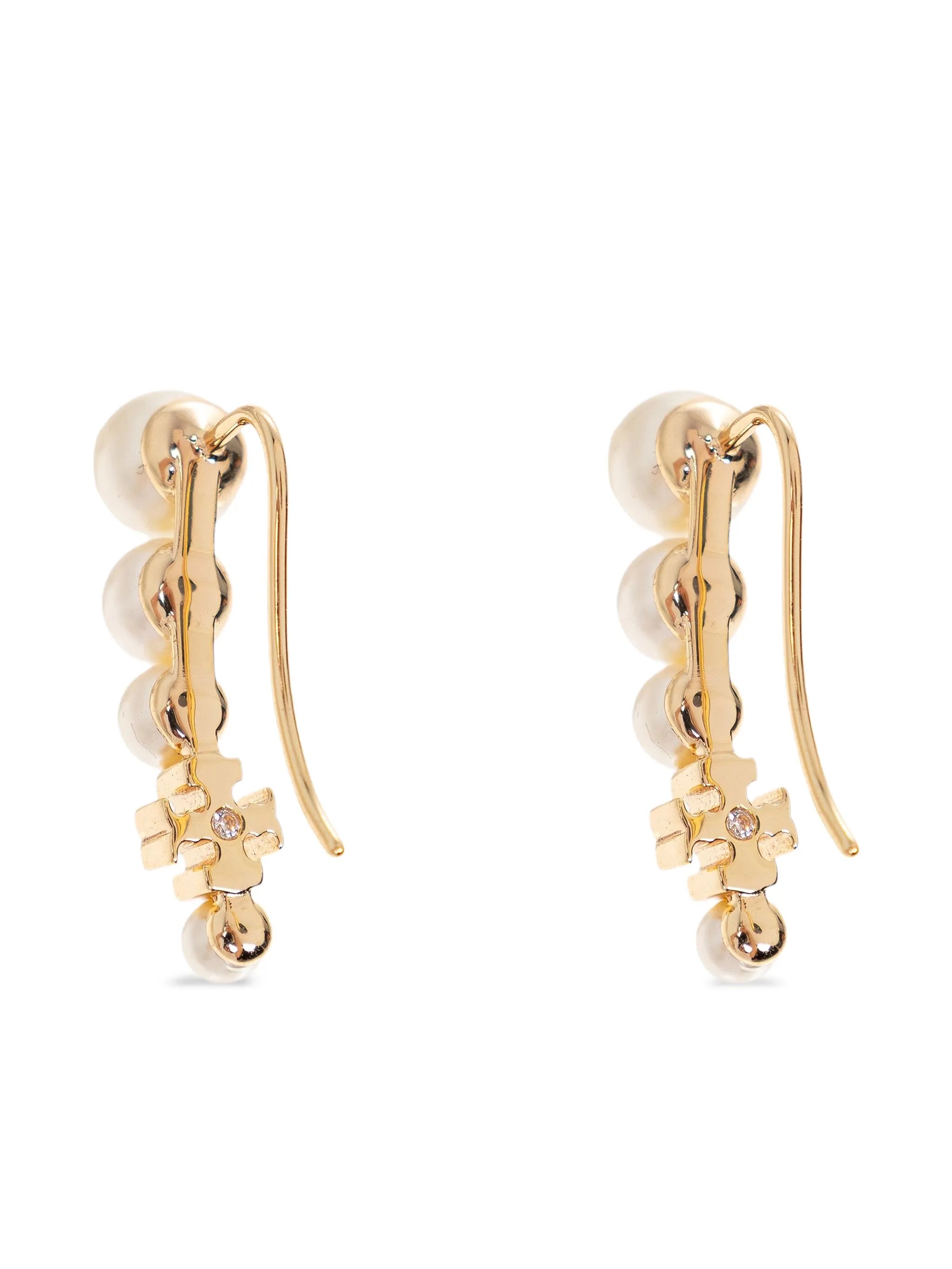 Pearl Ear Crawler earrings