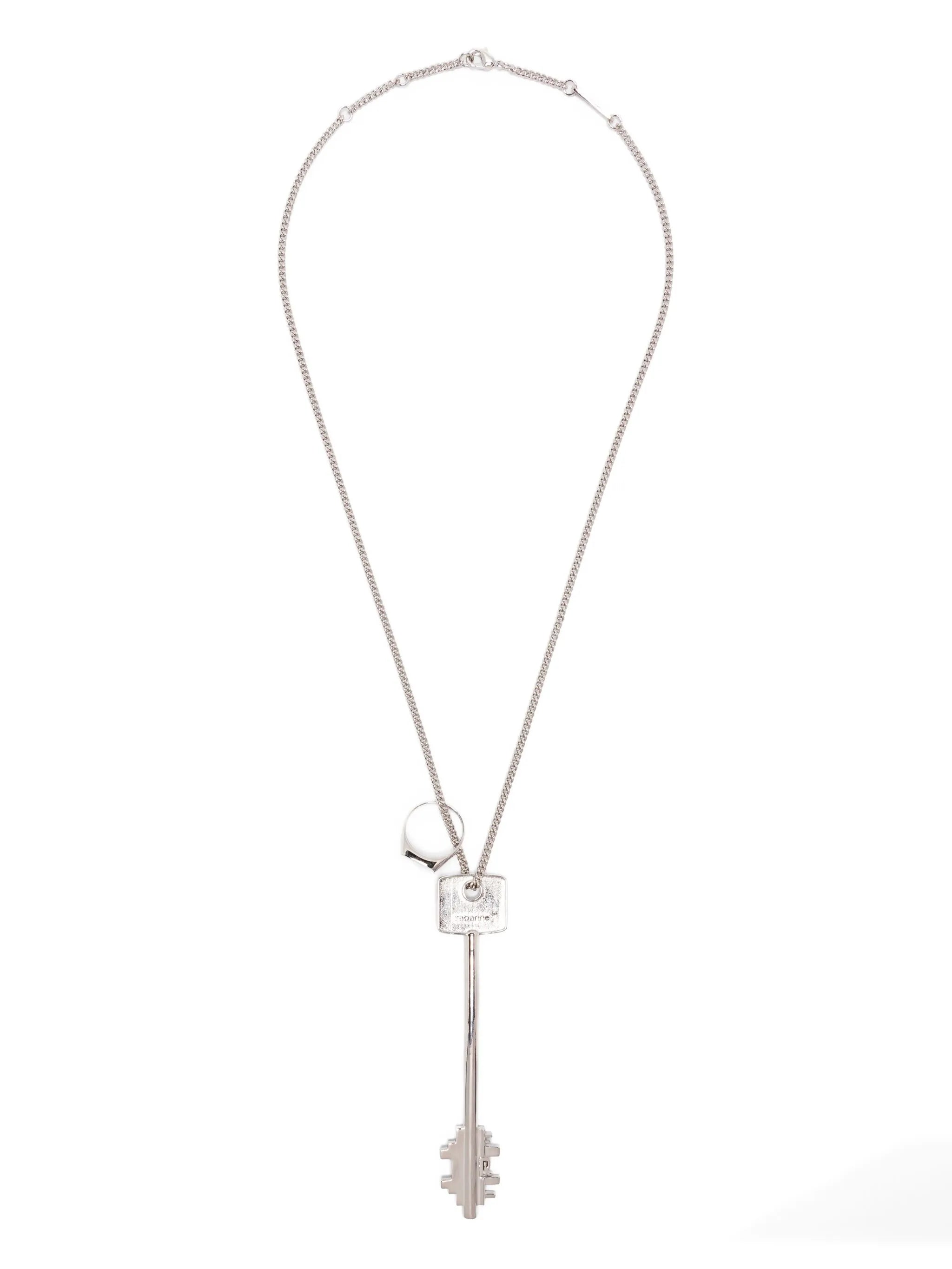 key-ring pendant necklace