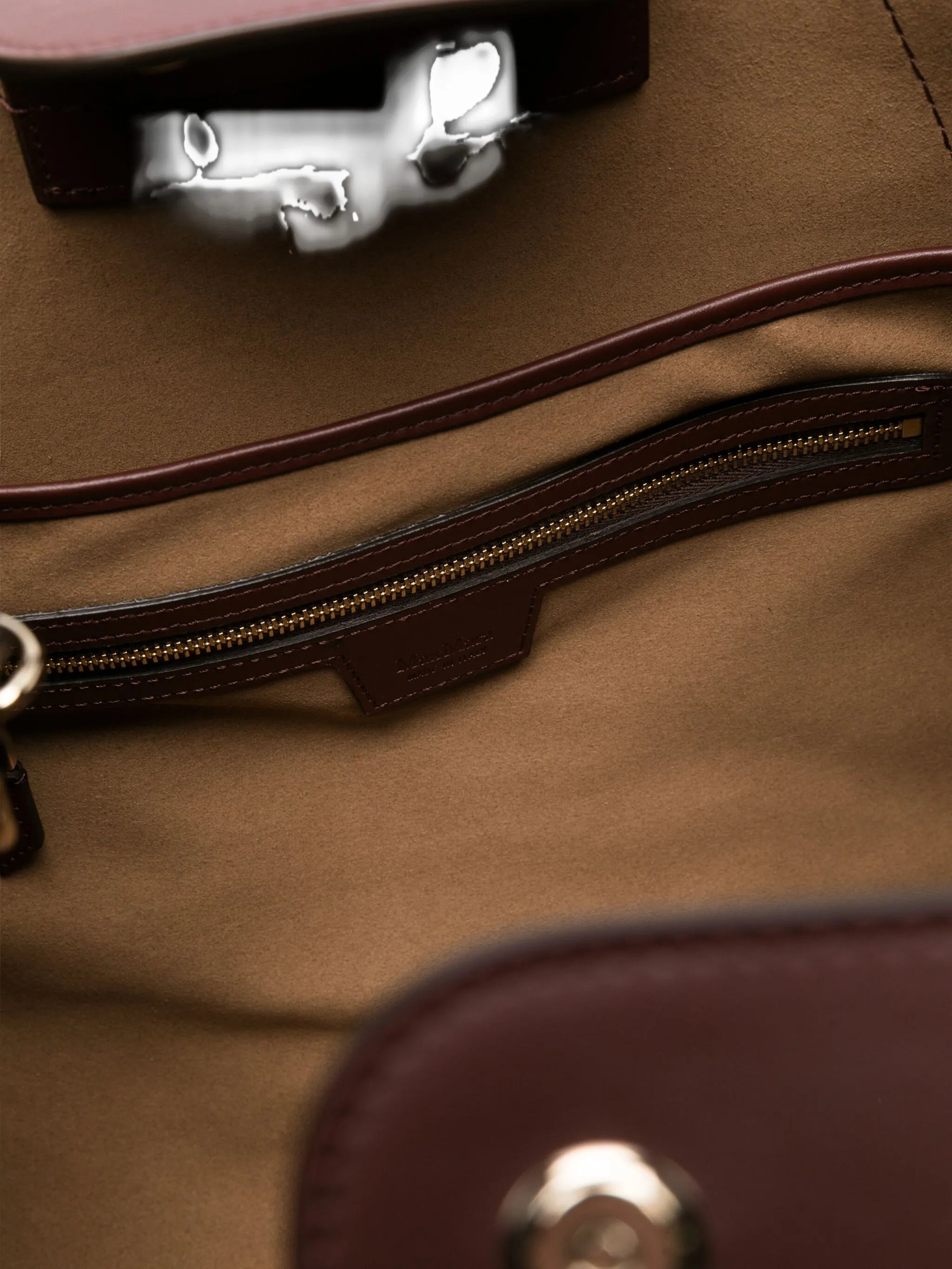 medium Marine leather tote bag
