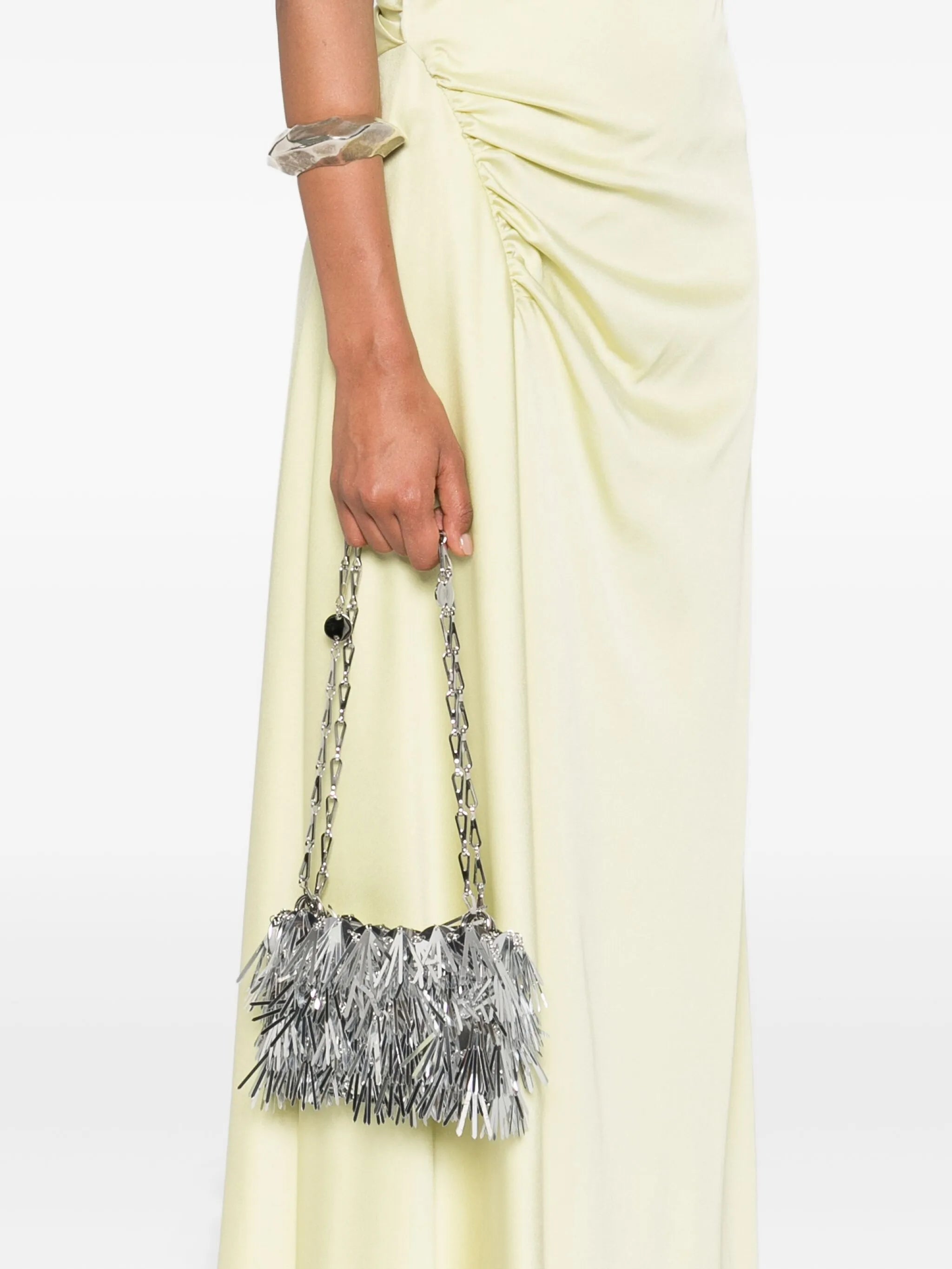 sequin-embellished chain shoulder bag