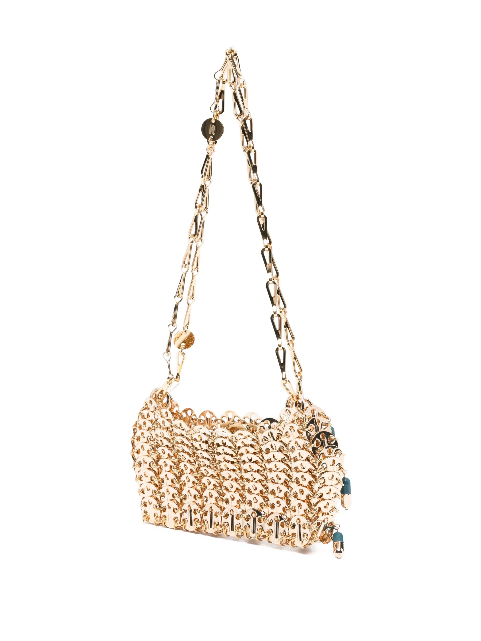 pill-charm chain shoulder bag
