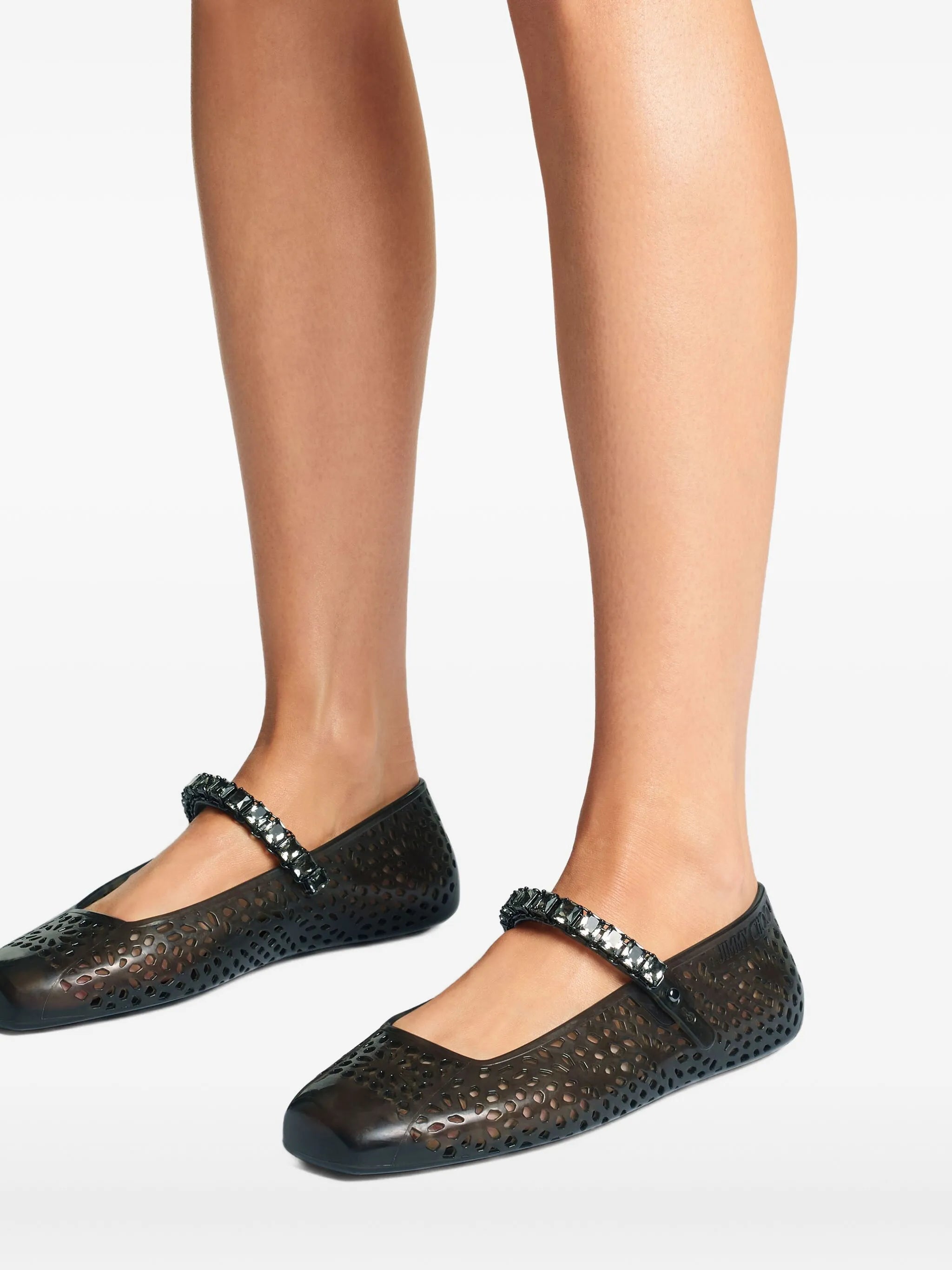 Jelly ballet flats
