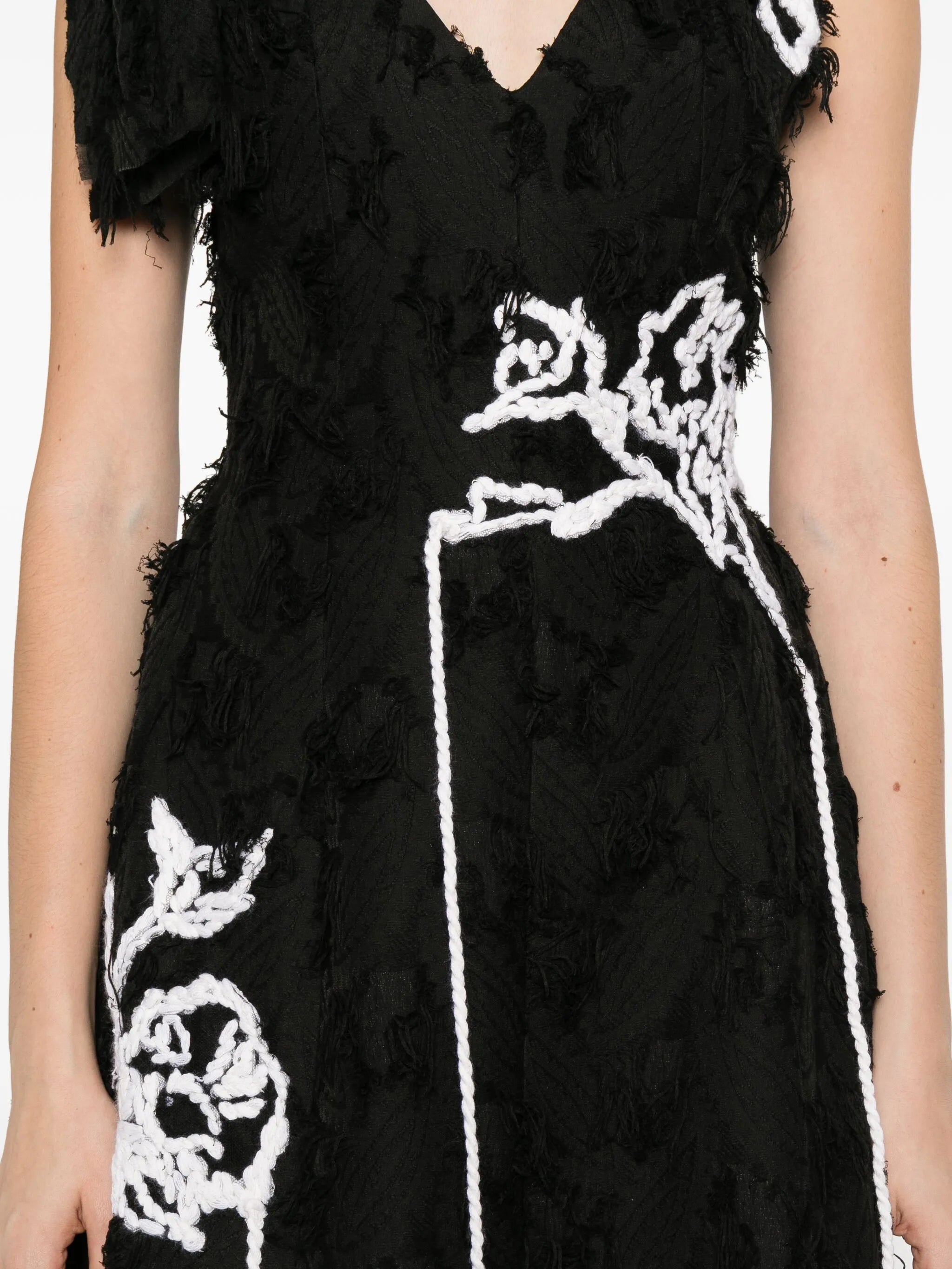 sleeveless midi dress