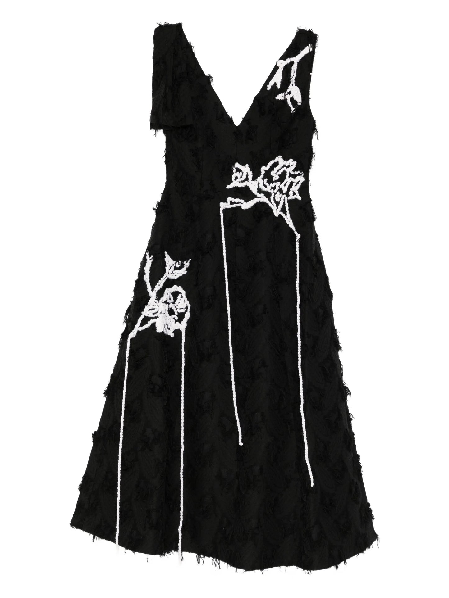 sleeveless midi dress