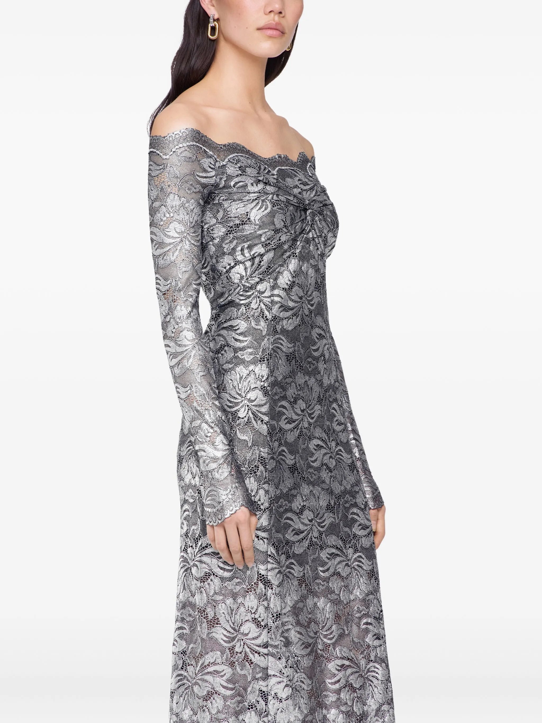 laced maxi dress