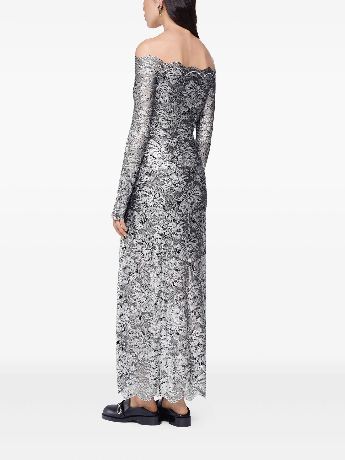 laced maxi dress