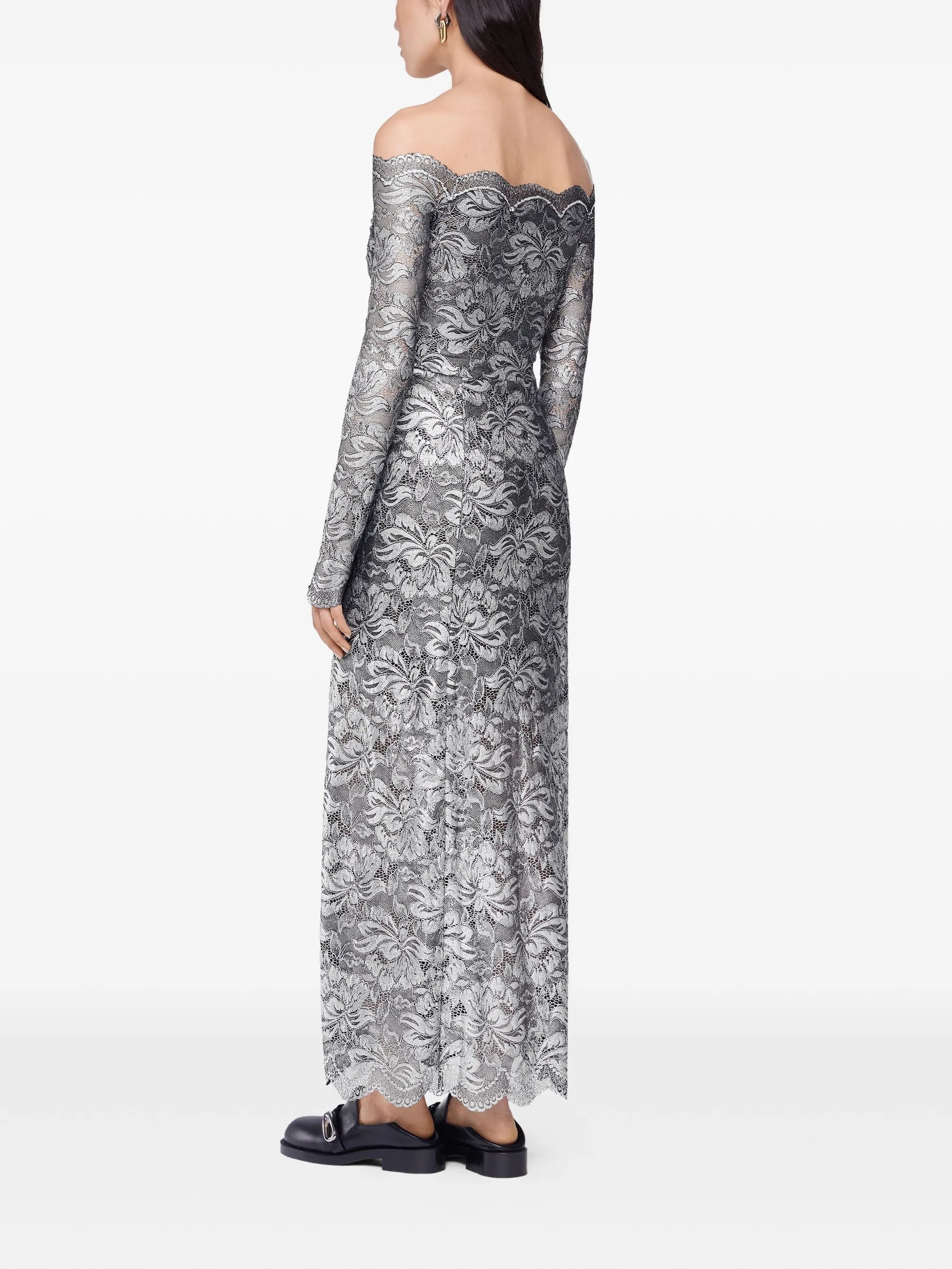 laced maxi dress
