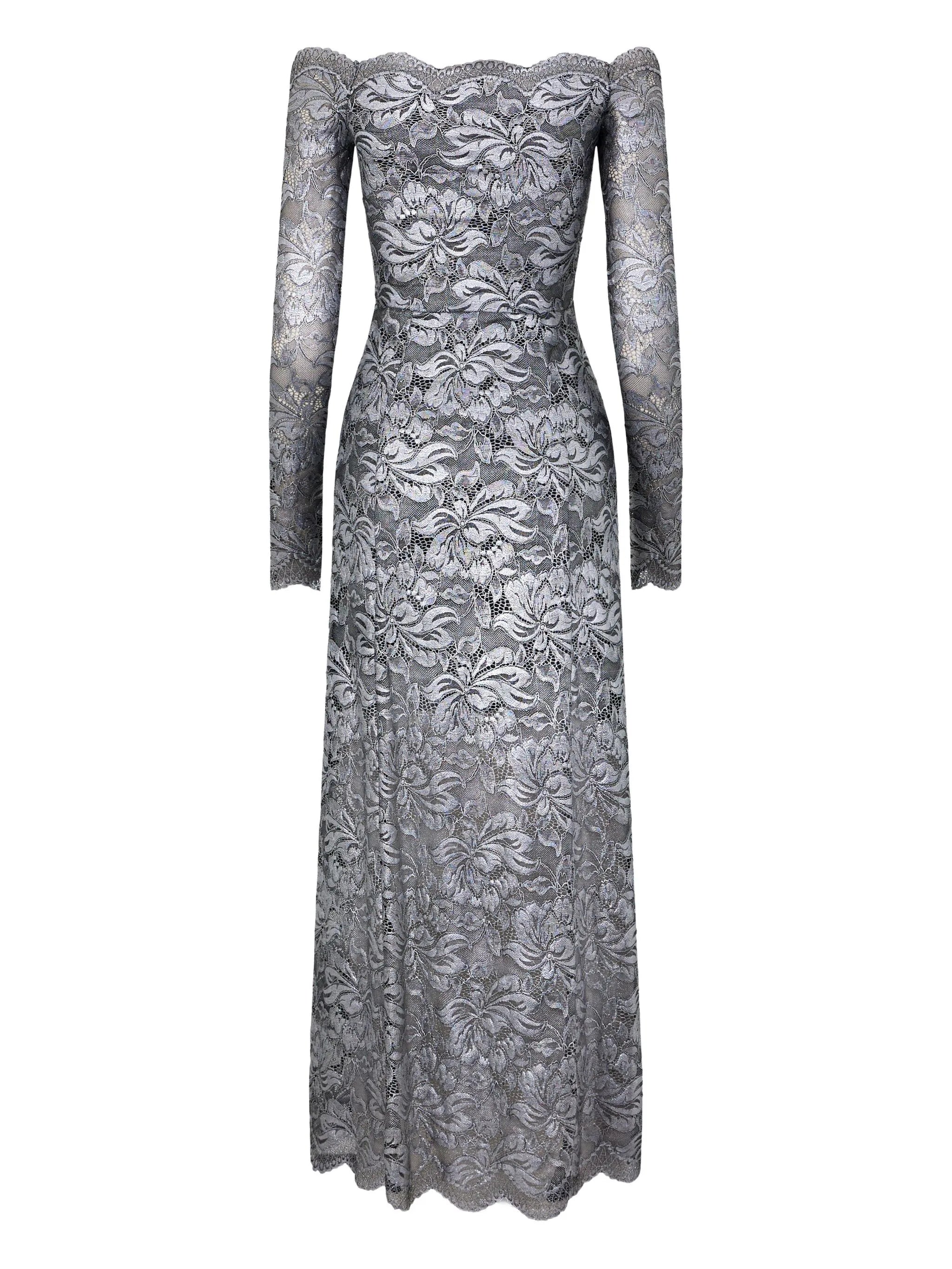 laced maxi dress