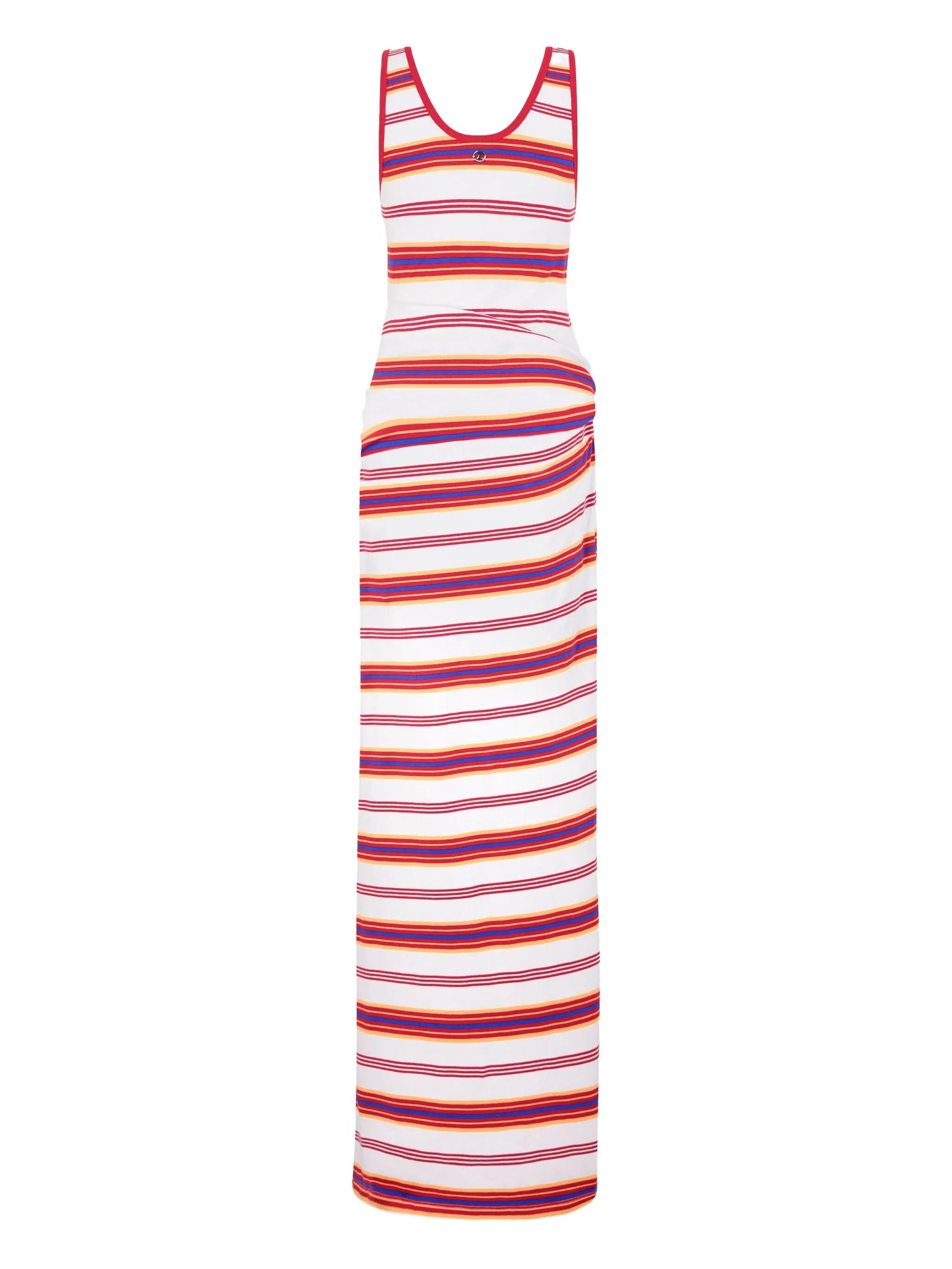 striped maxi dress