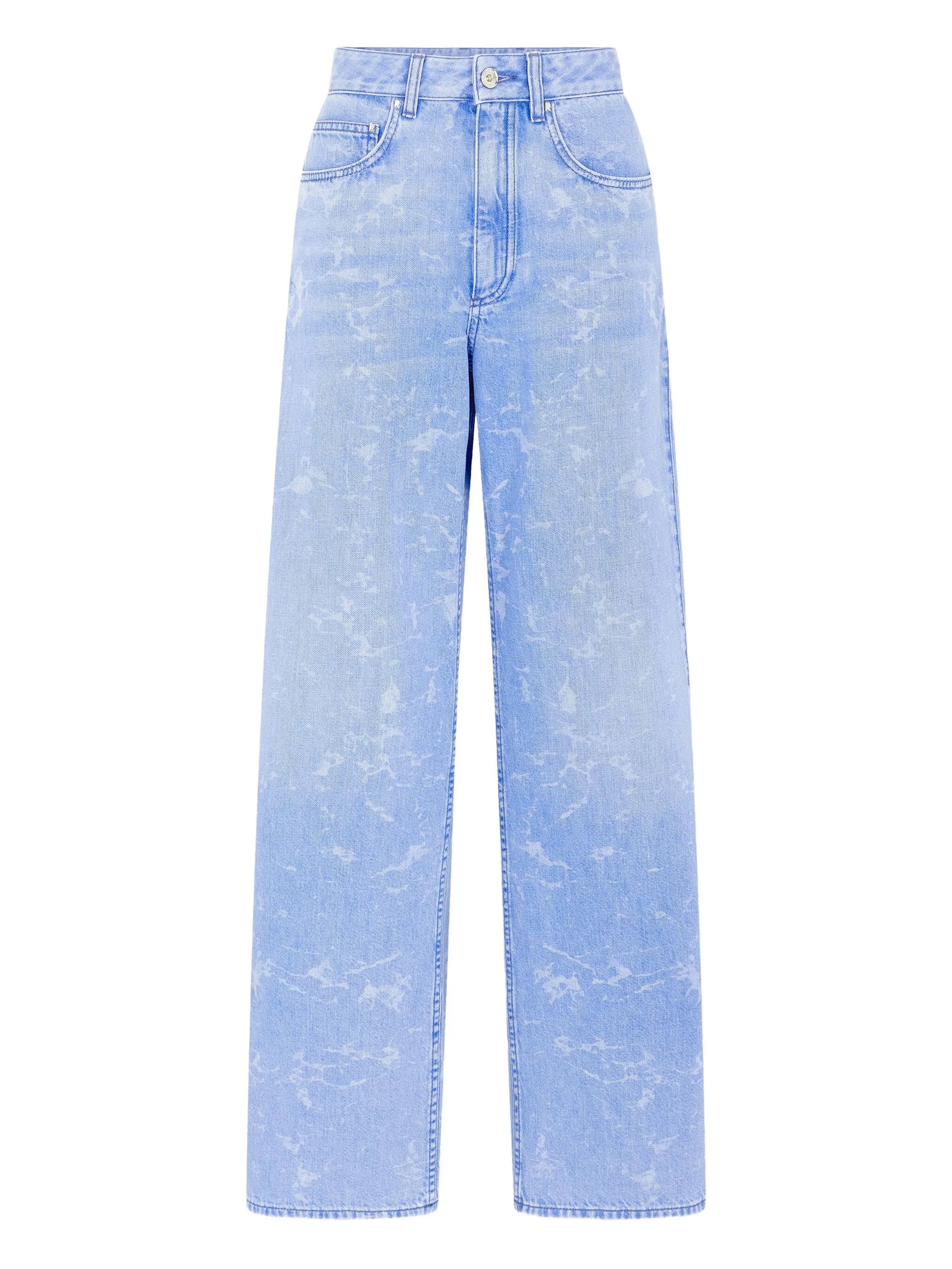 washed-effect jeans