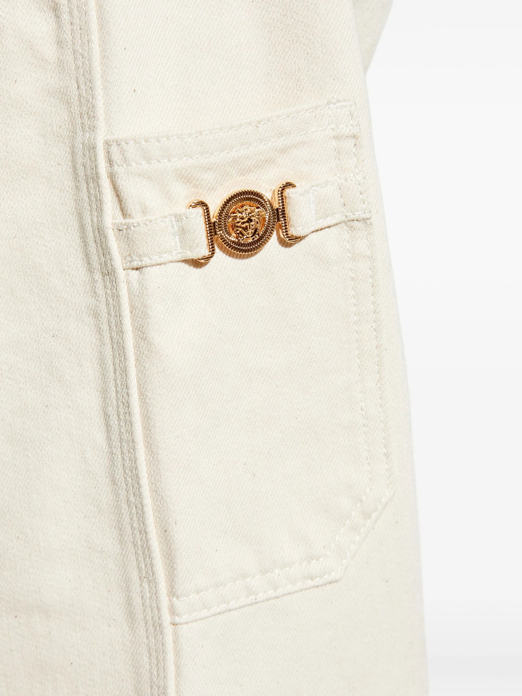 logo-patch utility trousers