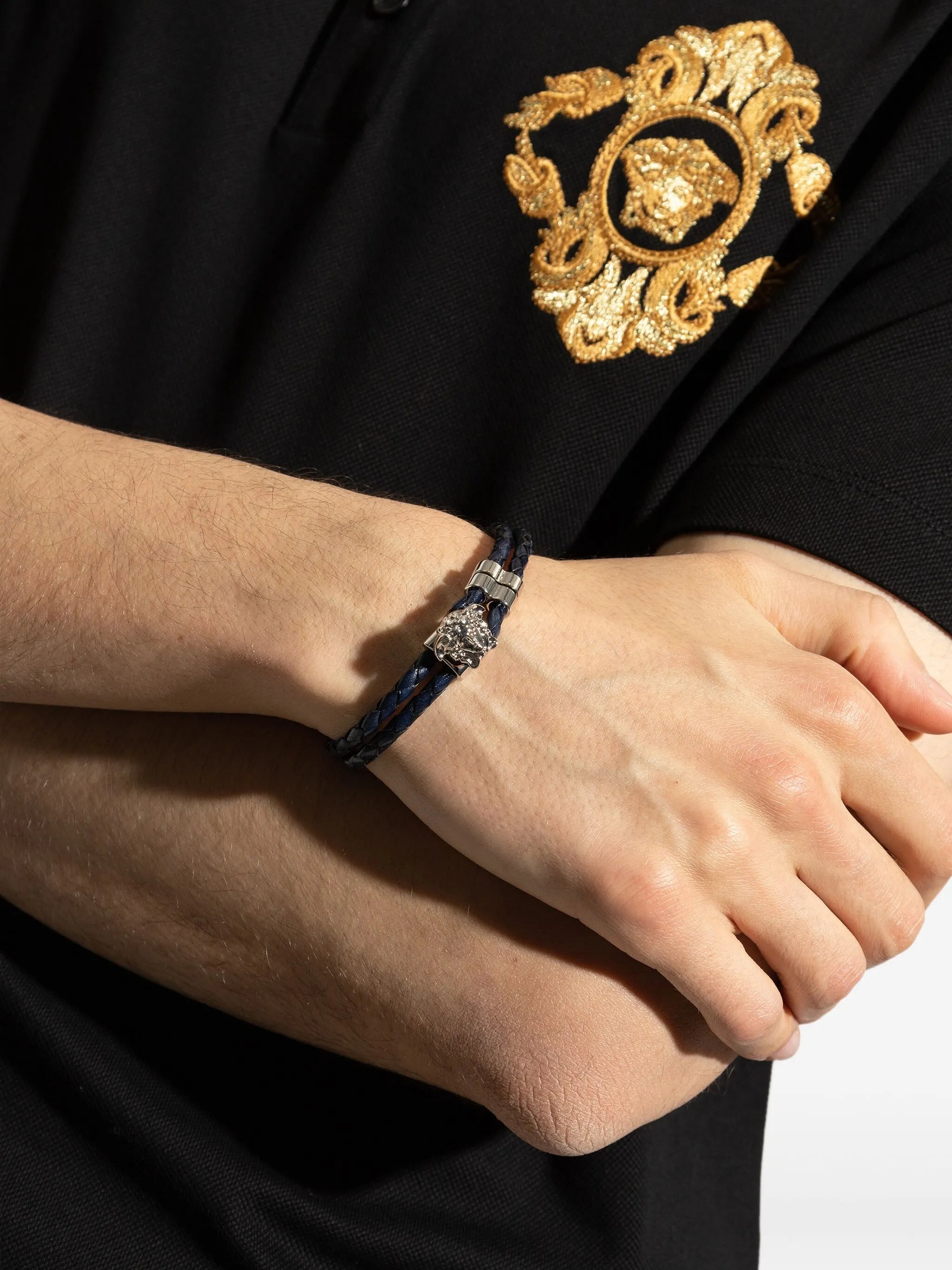 Medusa-charm bracelet