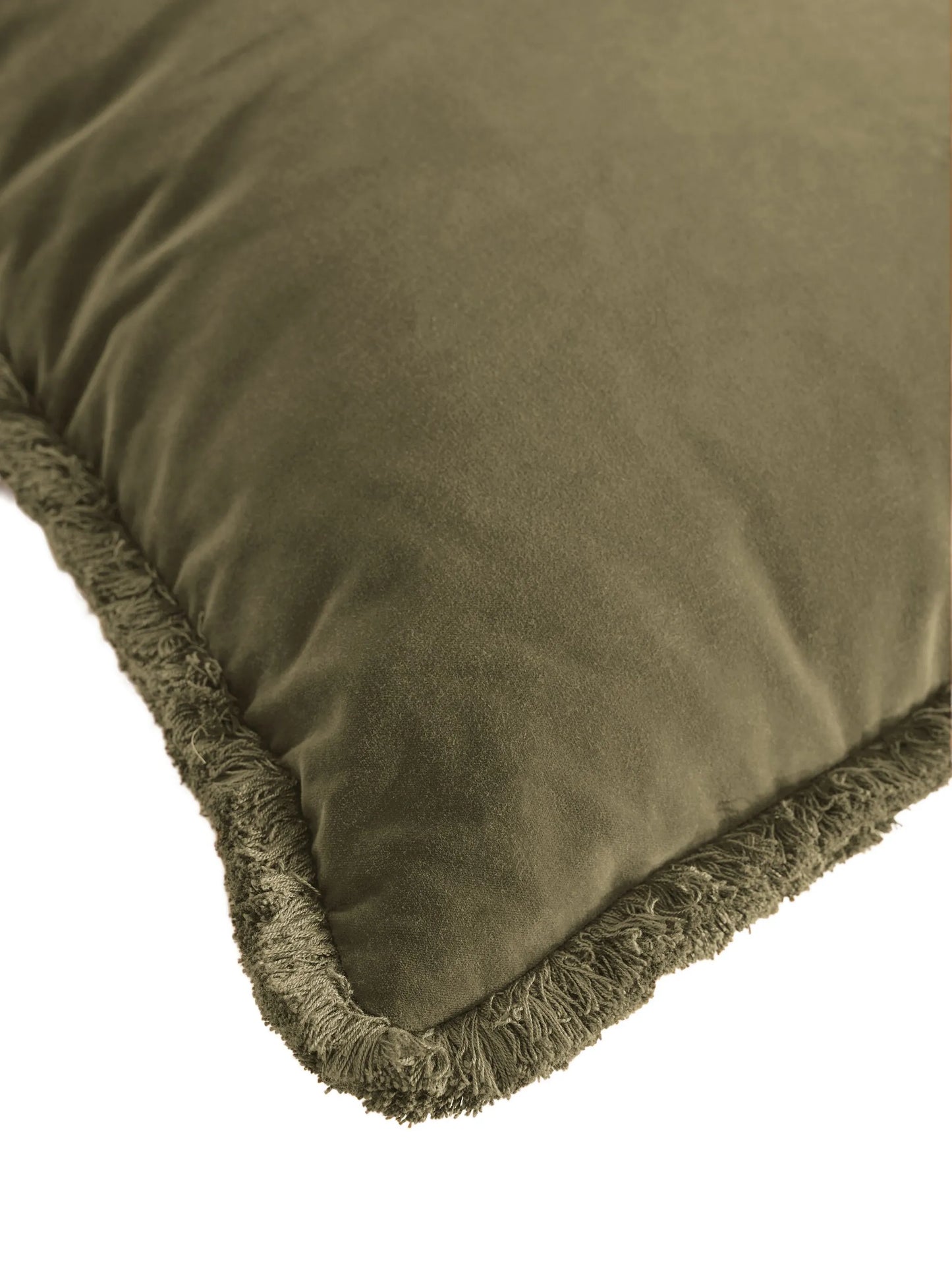 Margeaux fringed square cushion (50cm x 50cm)