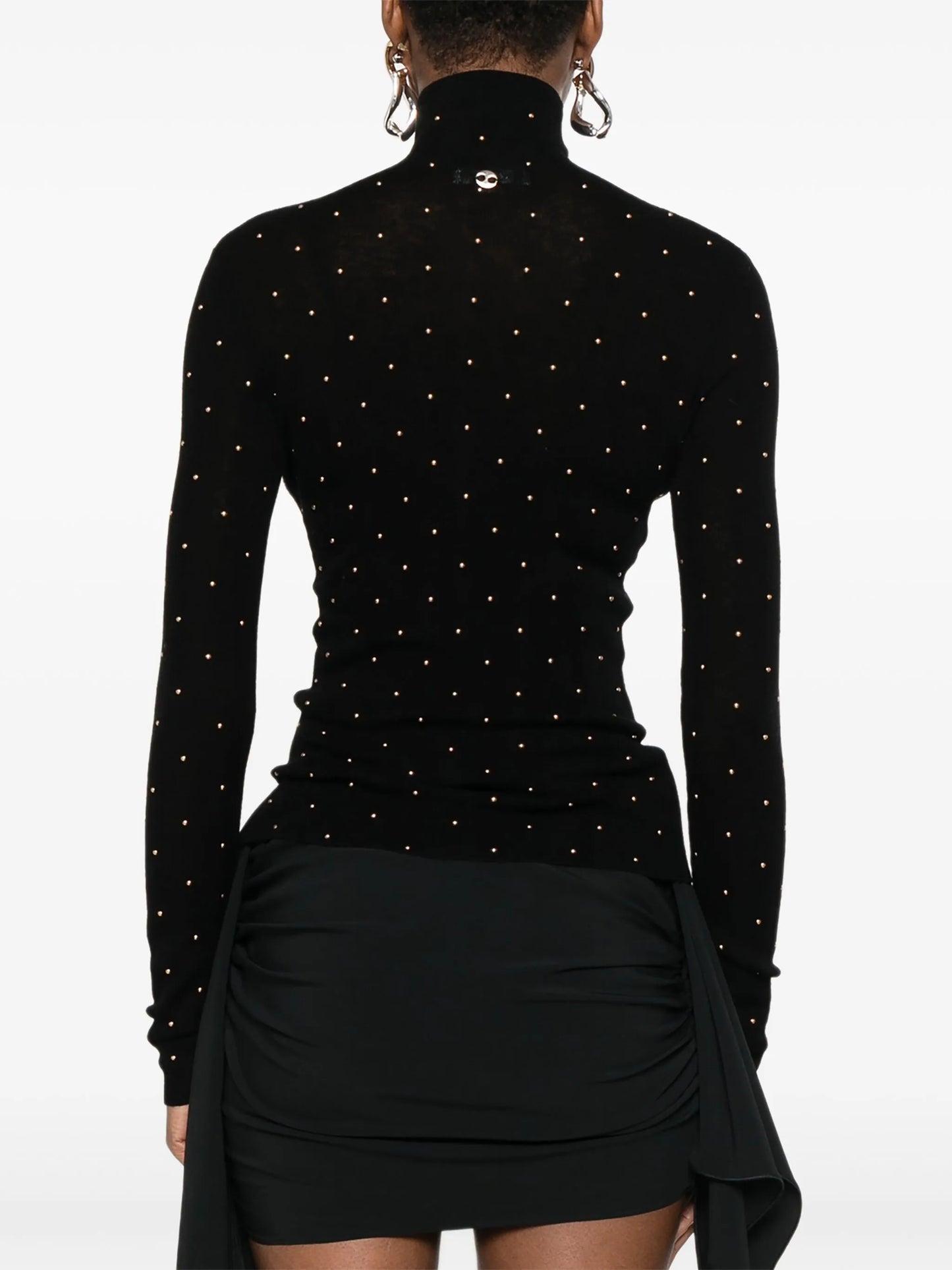 stud-embellished jumper