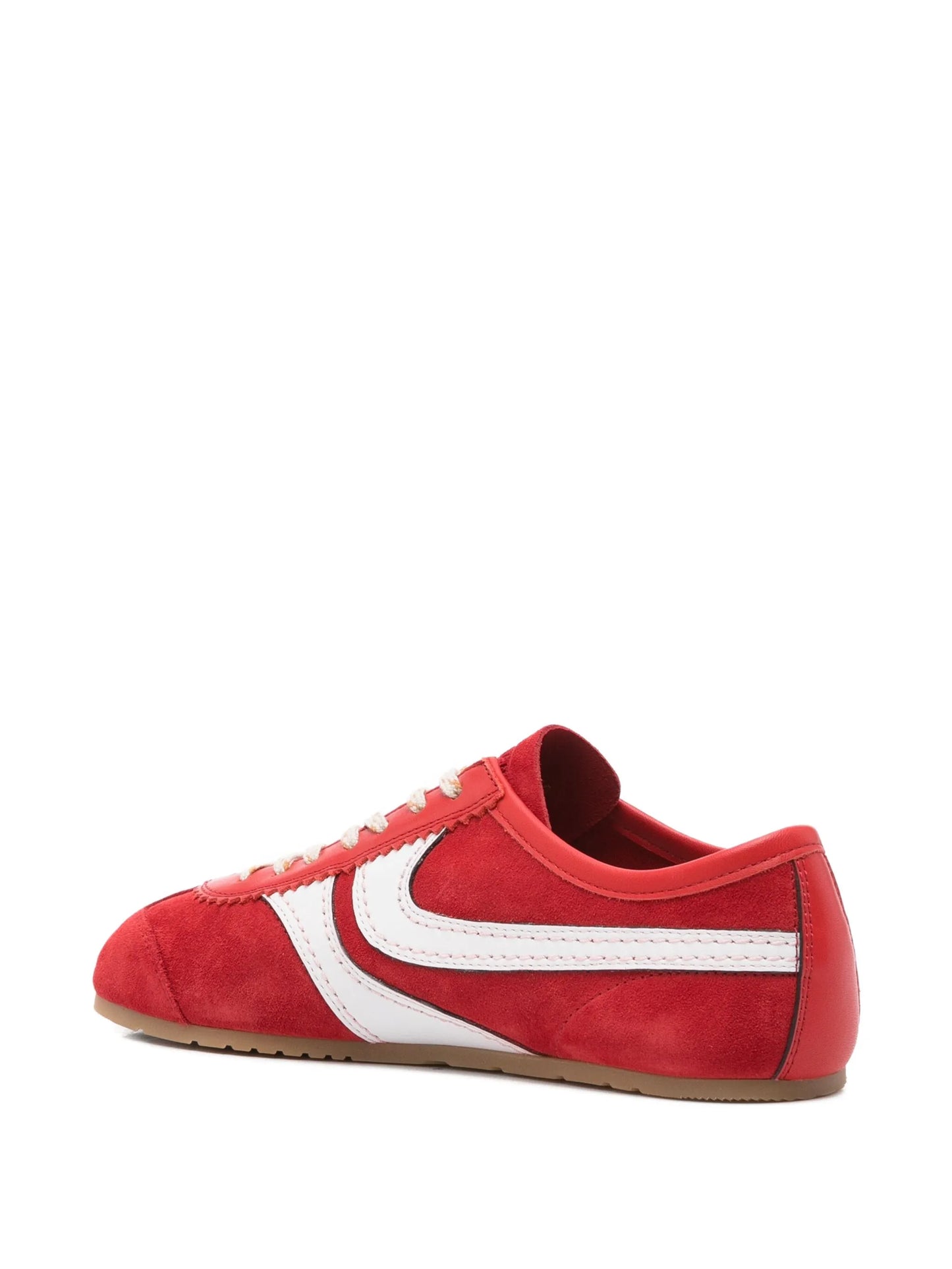 suede low-top sneakers
