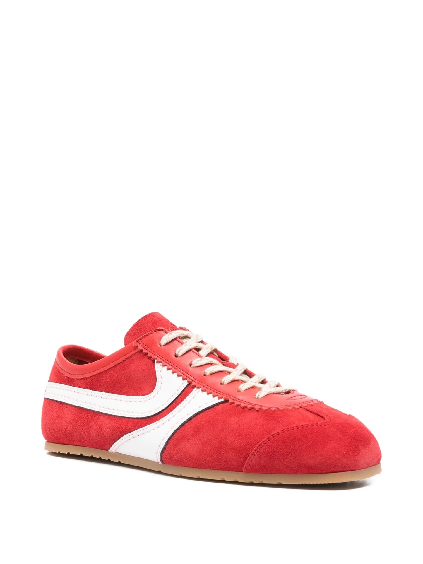 suede low-top sneakers