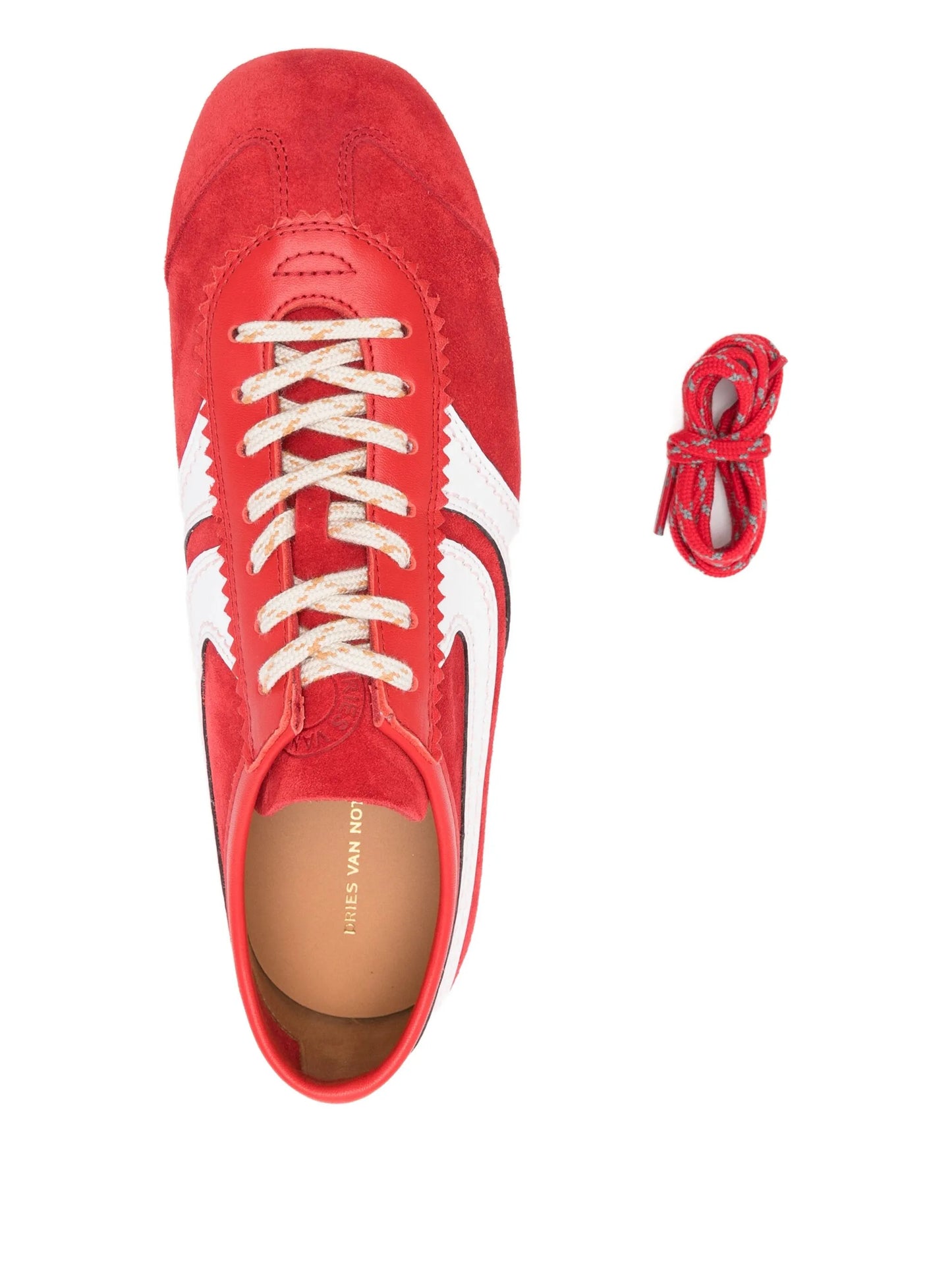 suede low-top sneakers