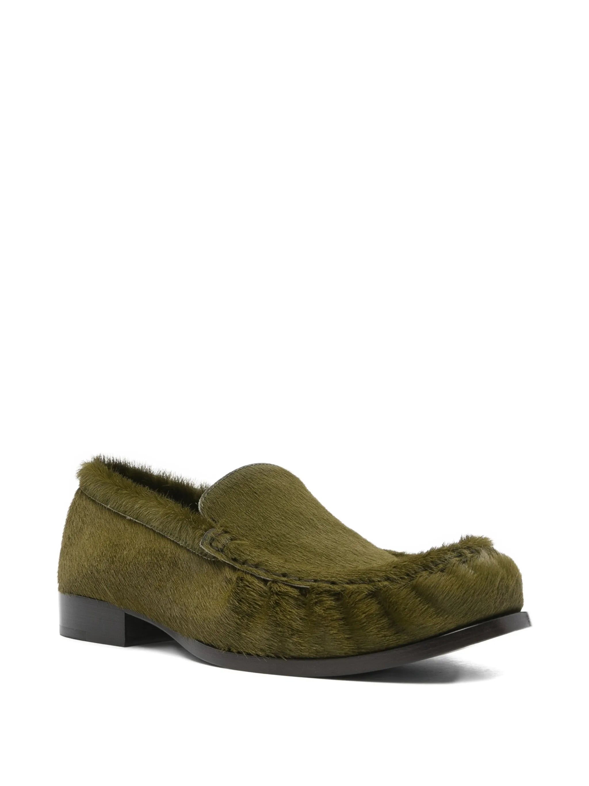leather loafers