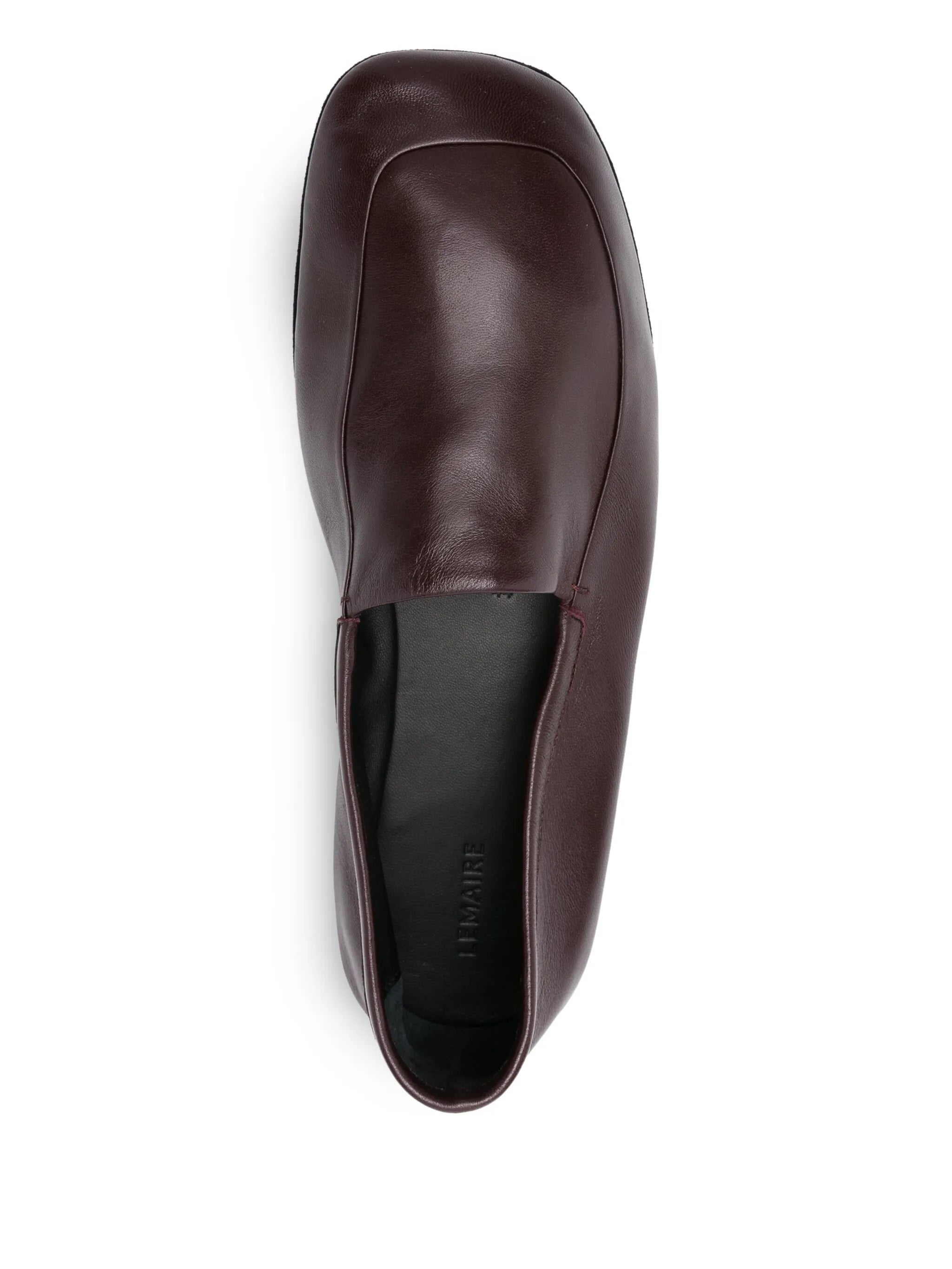 nappa-leather indoor slippers