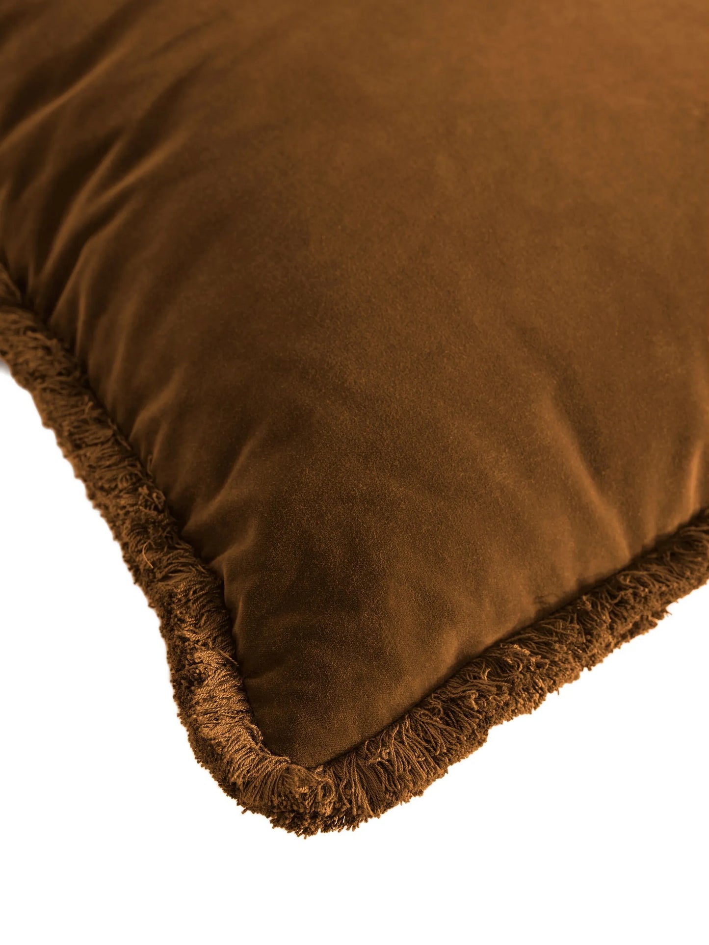 Margeaux fringed square cushion (50cm x 50cm)