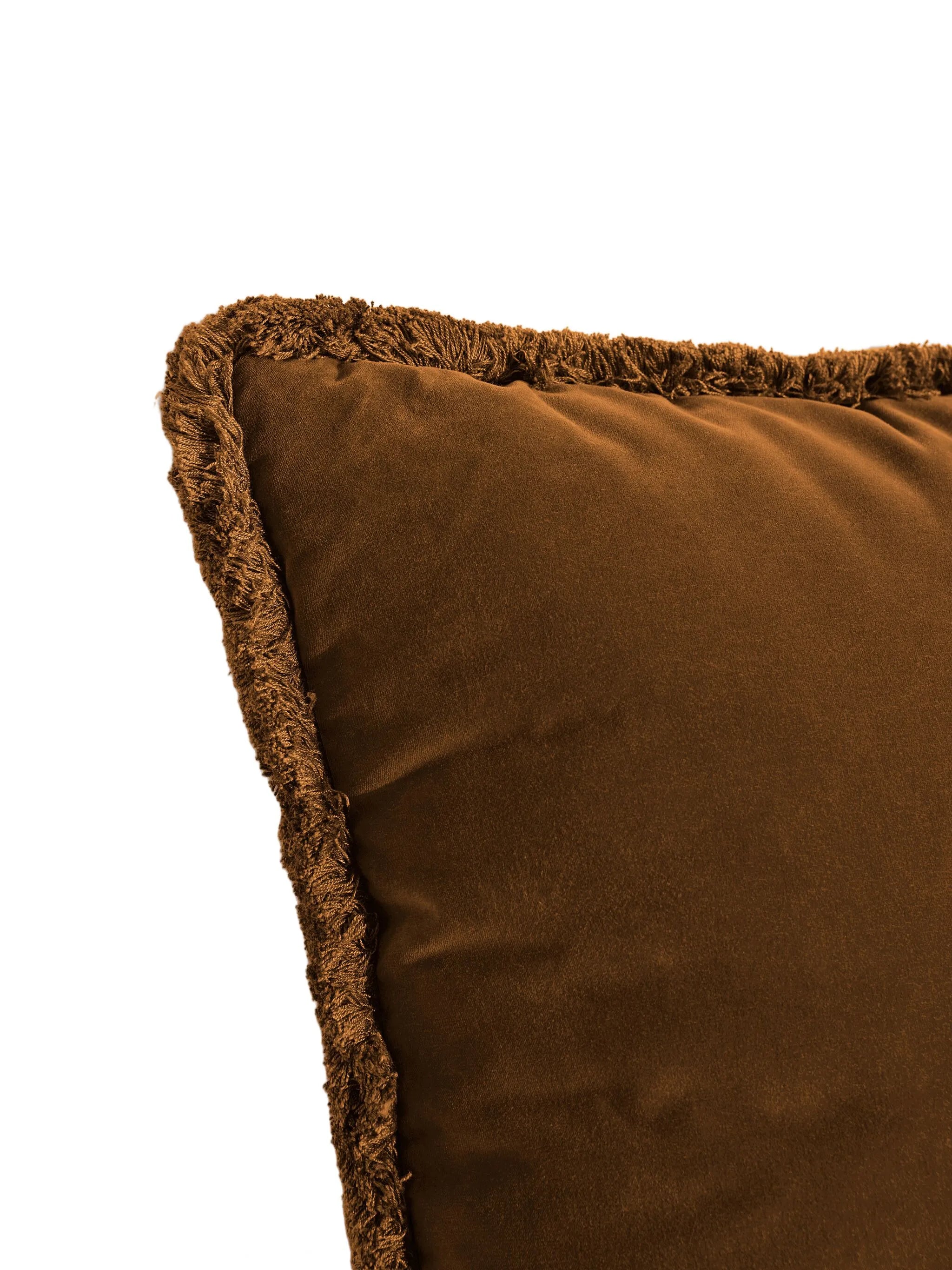 Margeaux fringed square cushion (50cm x 50cm)