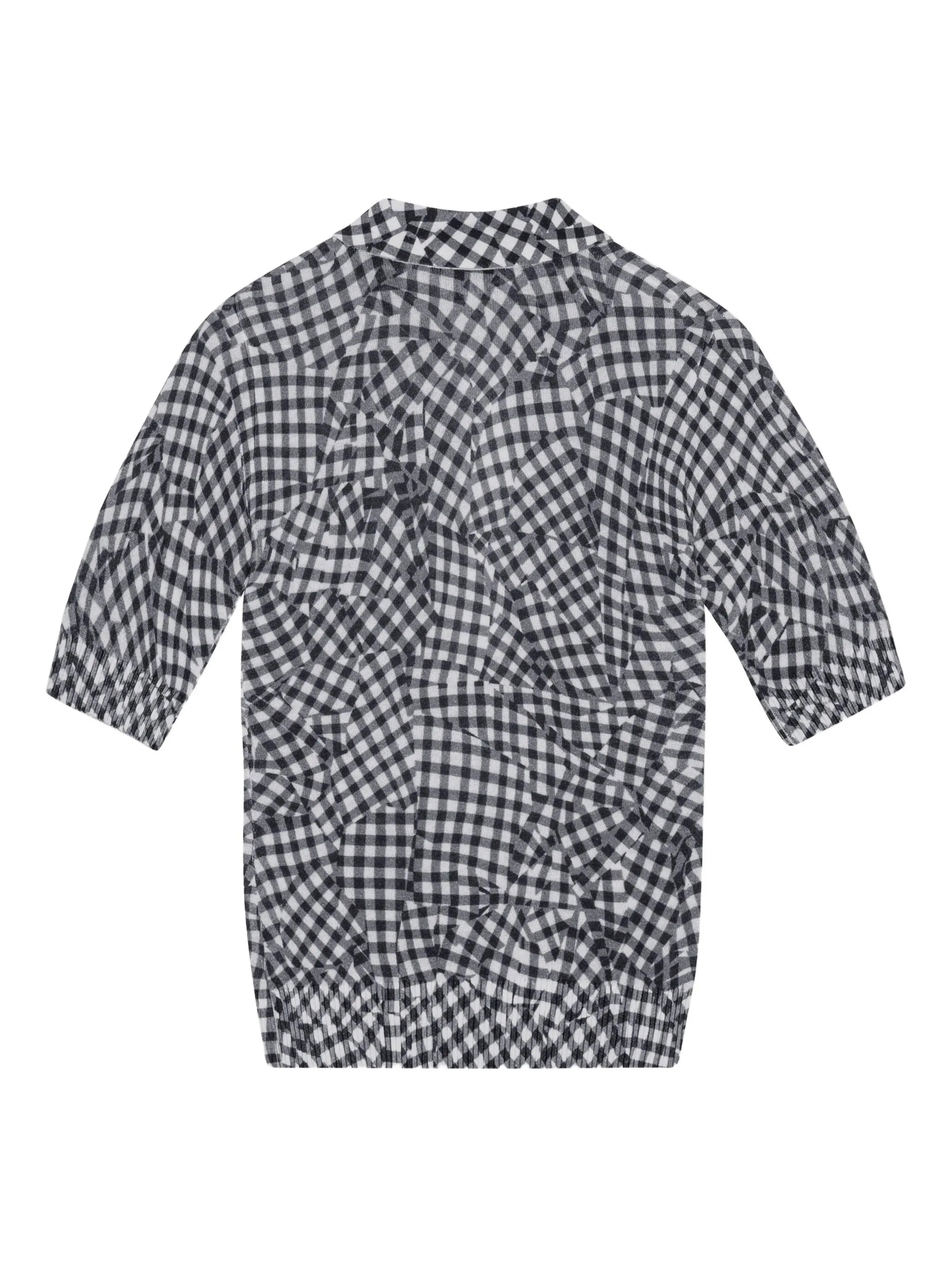 patterned-jacquard top