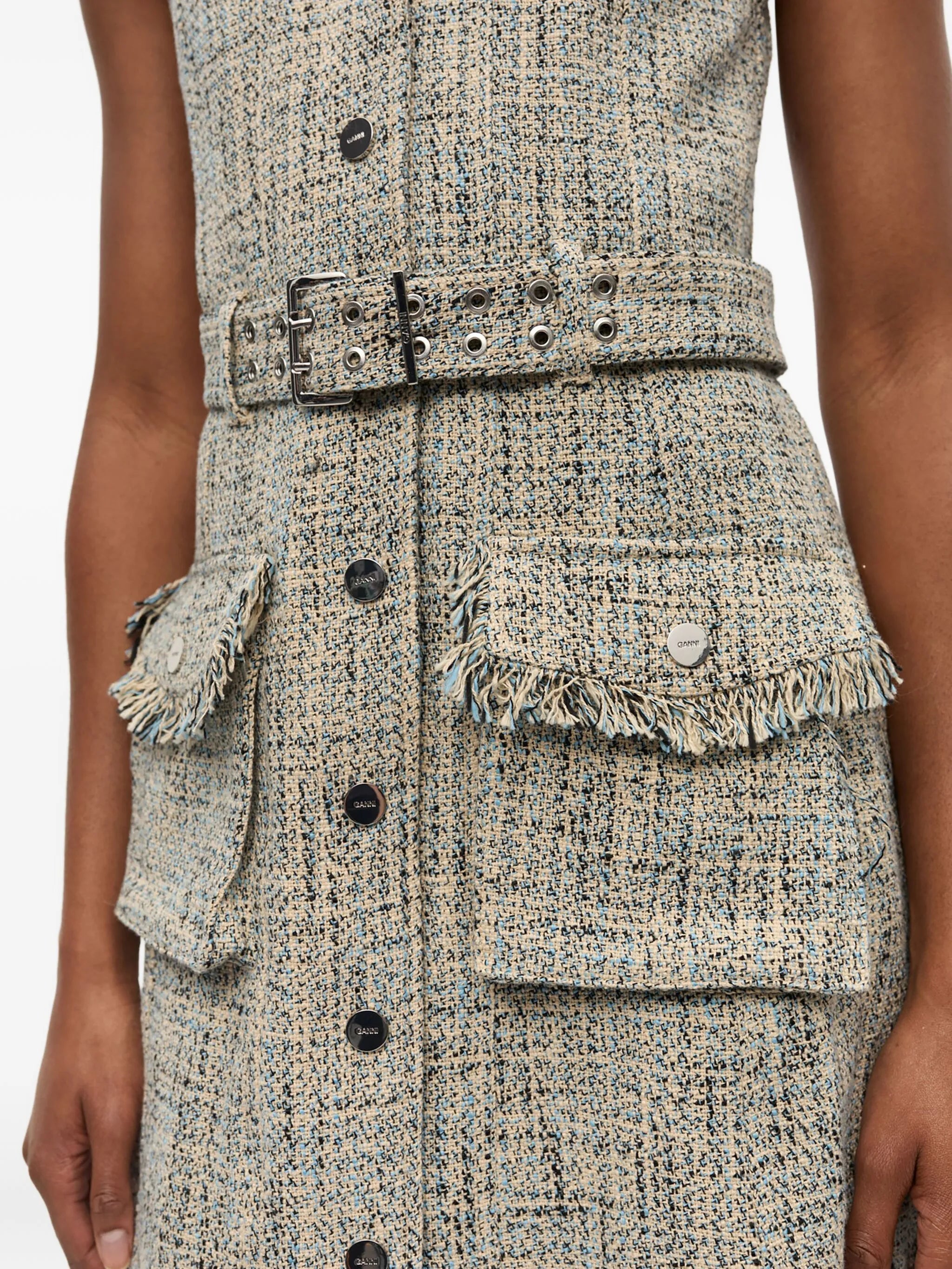 tweed mini dress