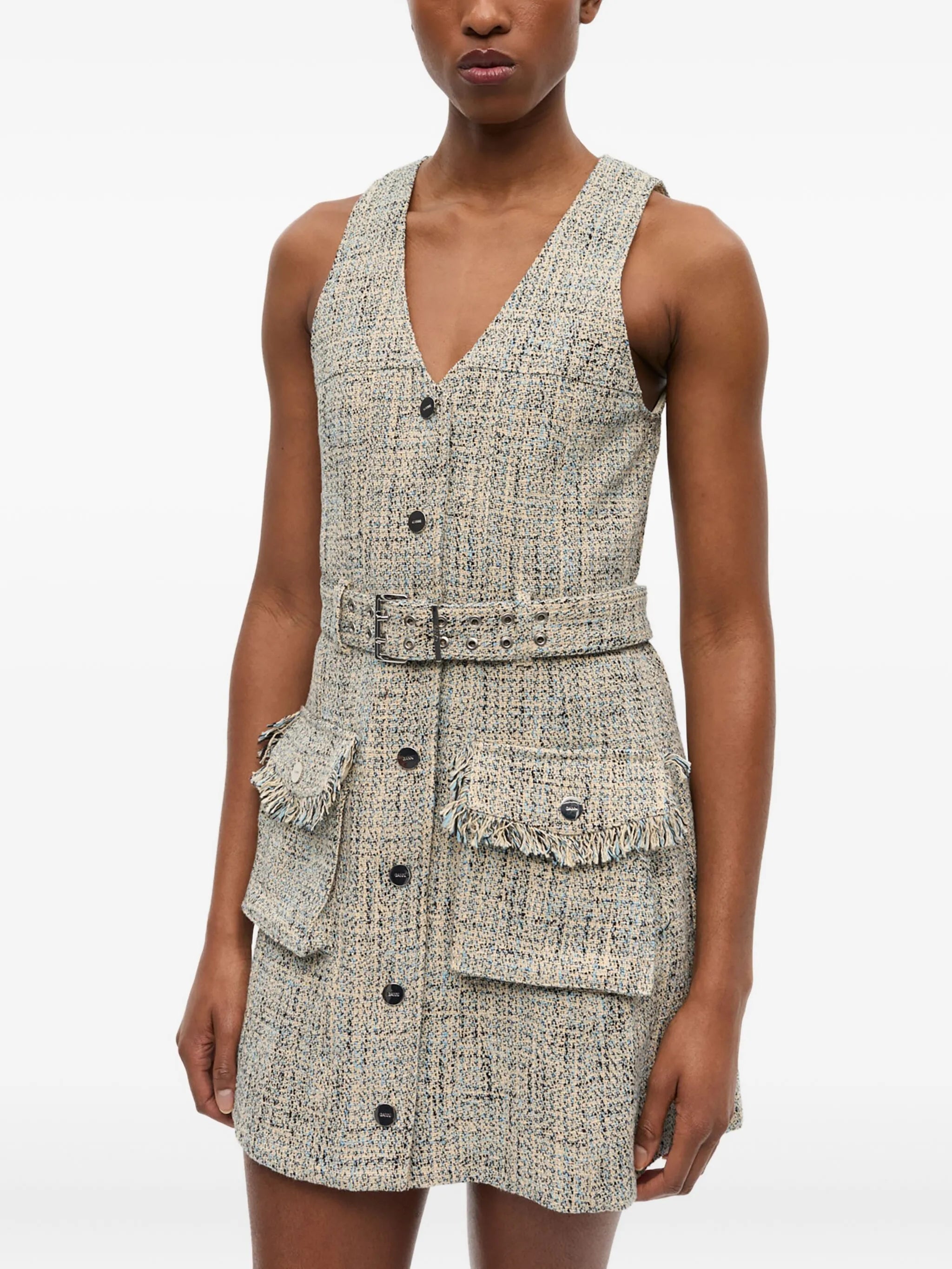 tweed mini dress