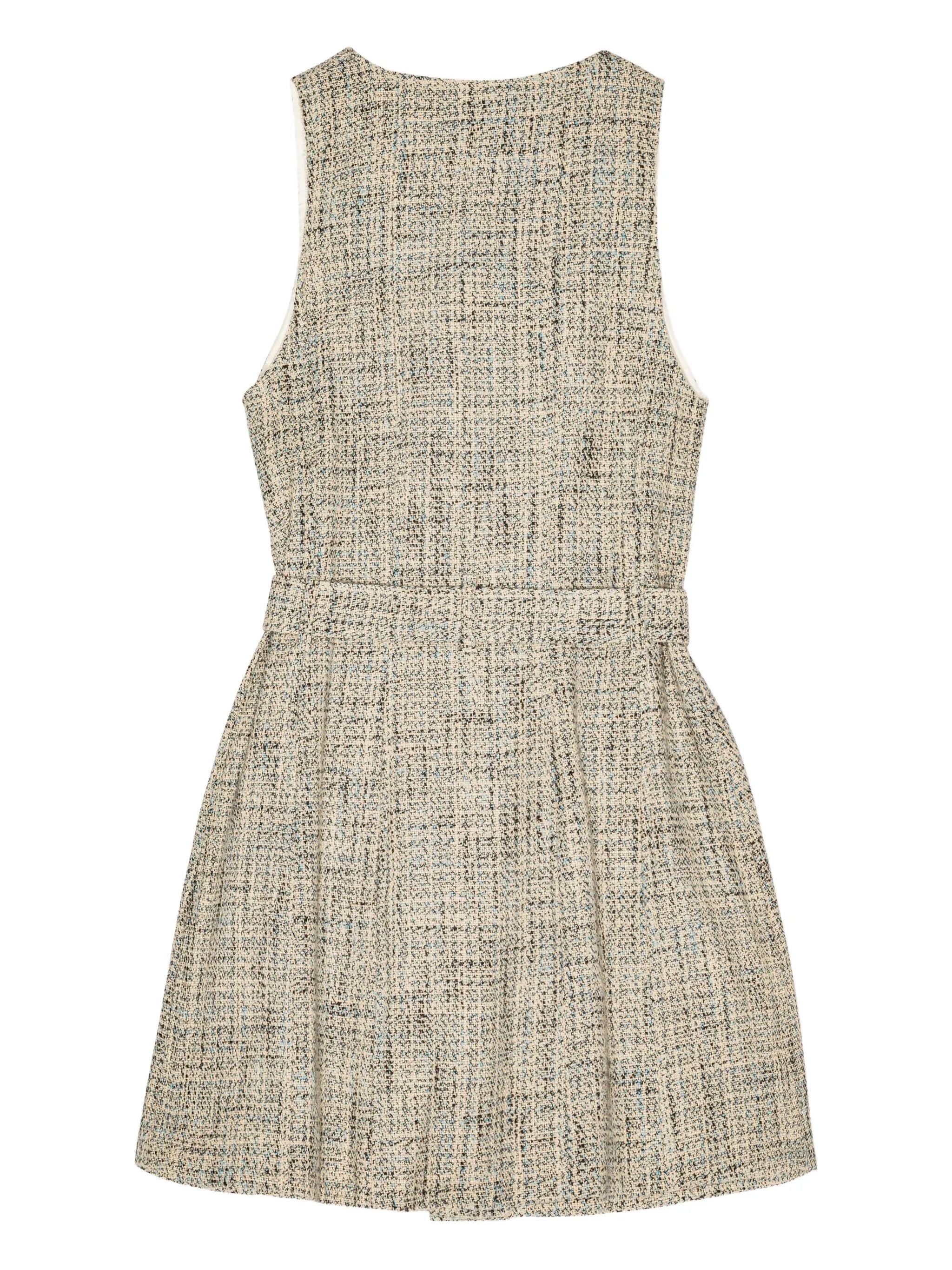 tweed mini dress