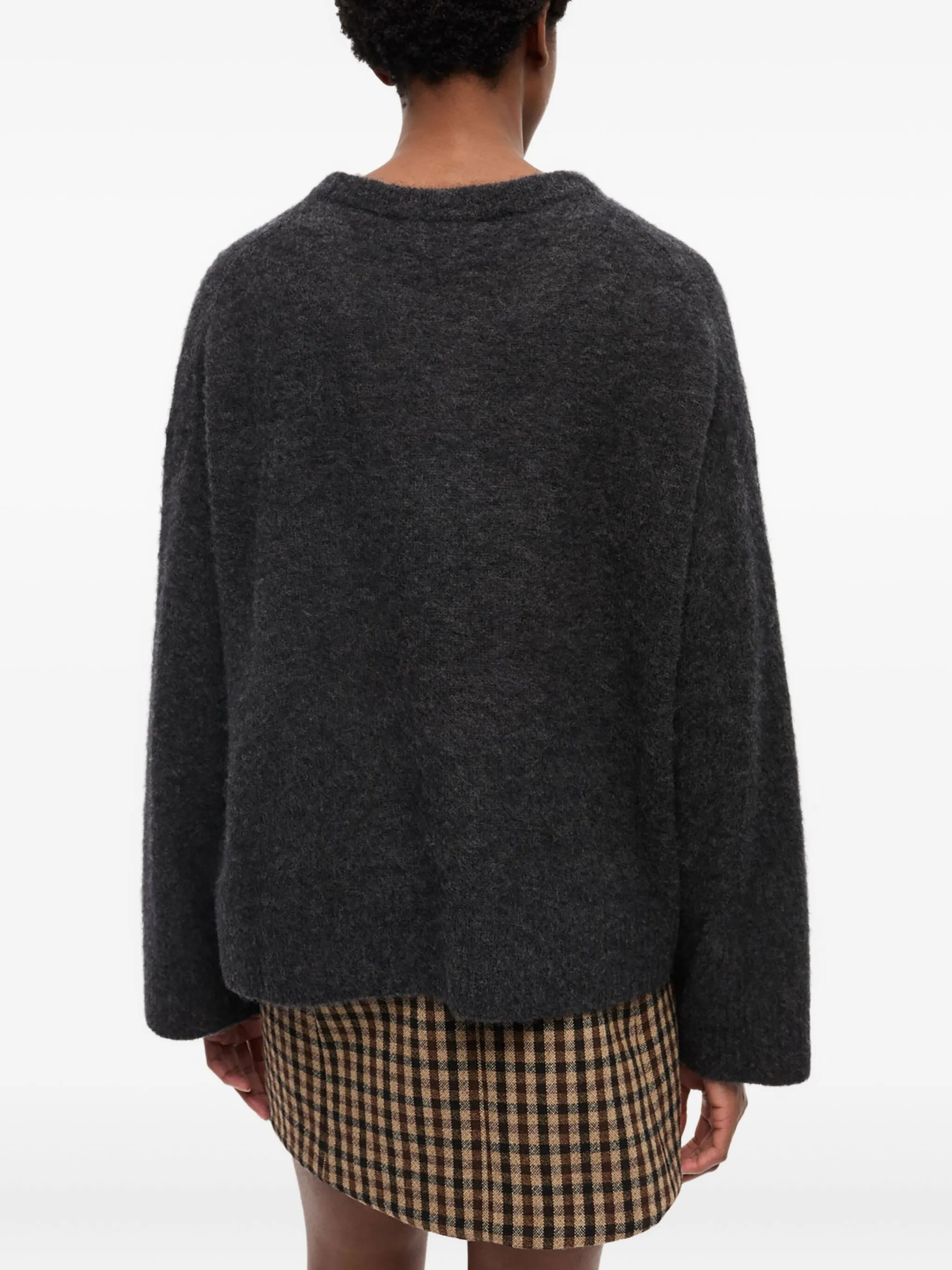 intarsia-logo jumper