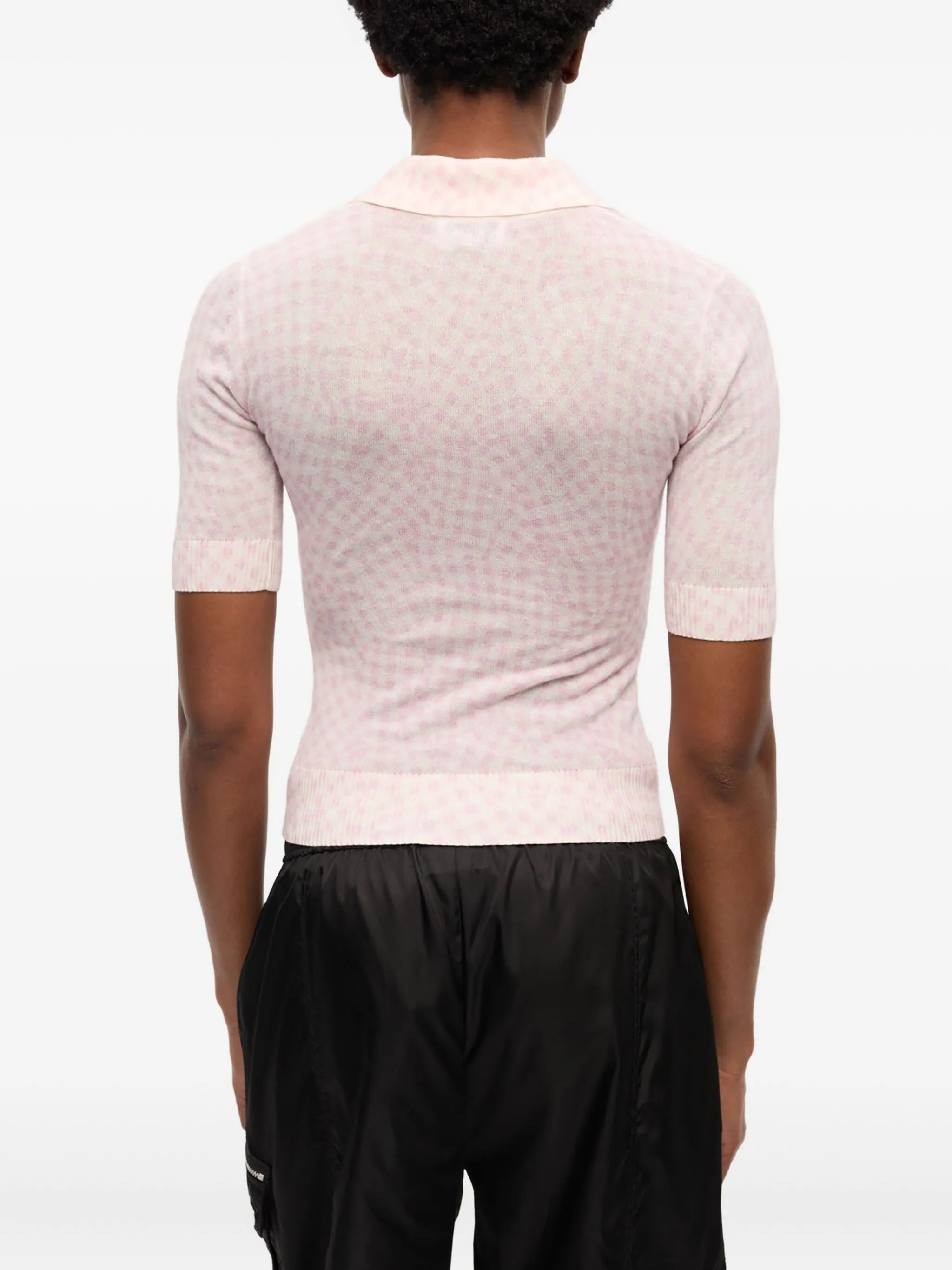 patterned-jacquard top