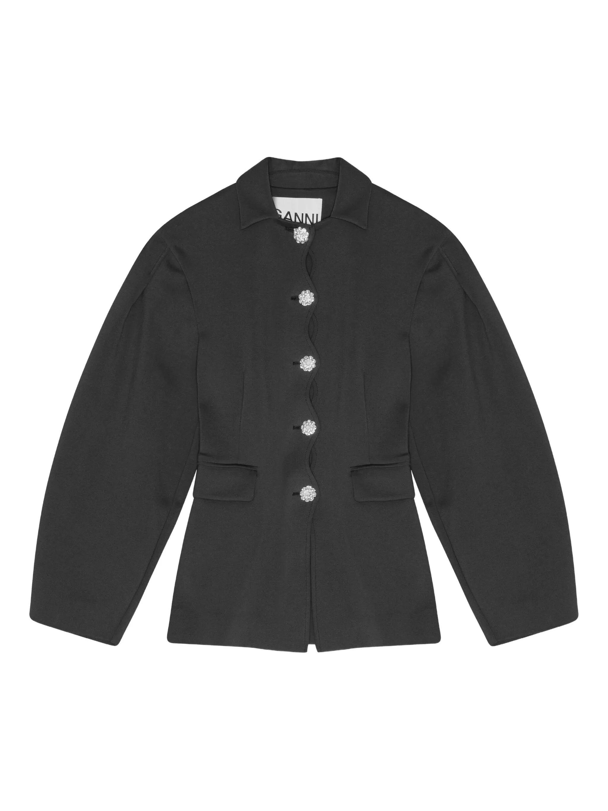 balloon-sleeve jacket