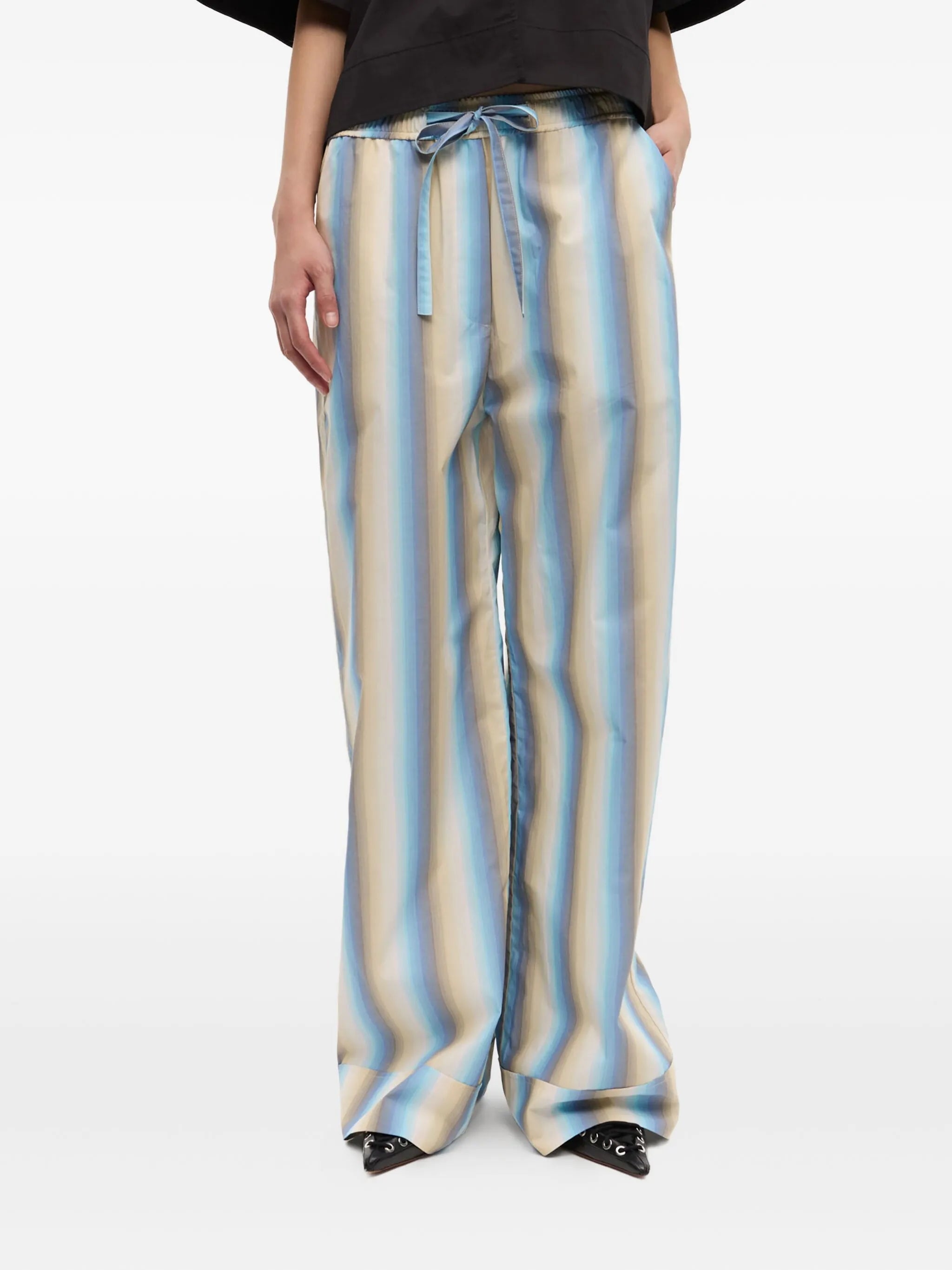 striped trousers