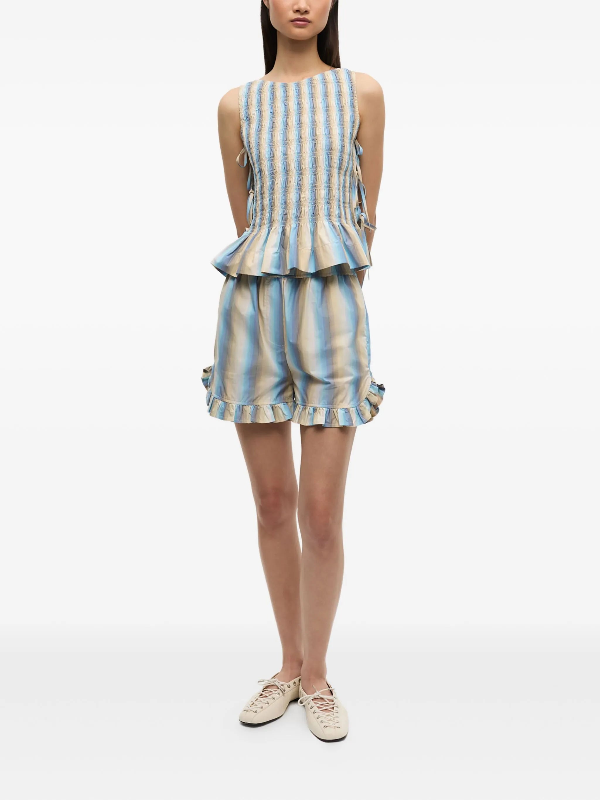 striped blouse