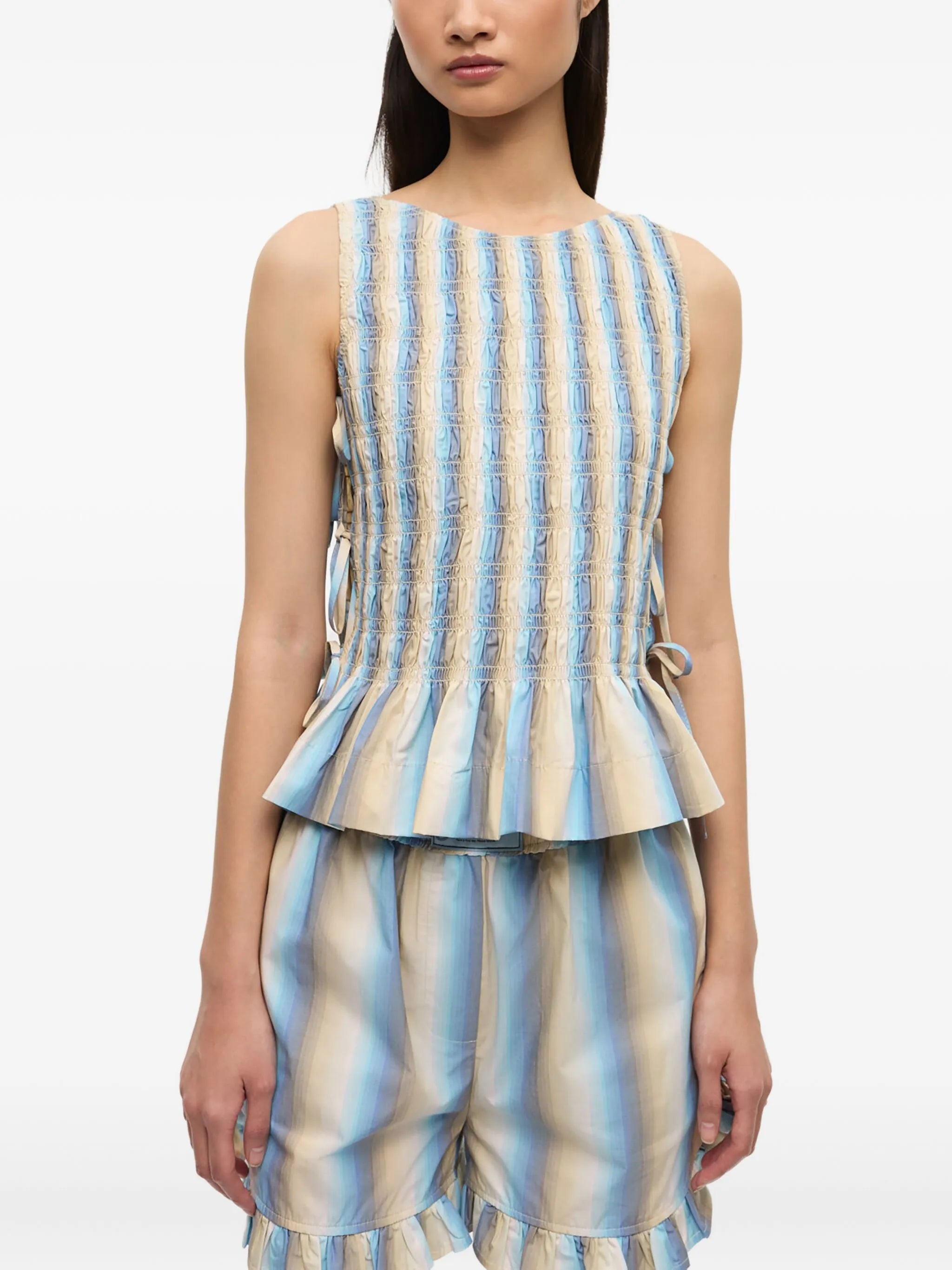 striped blouse
