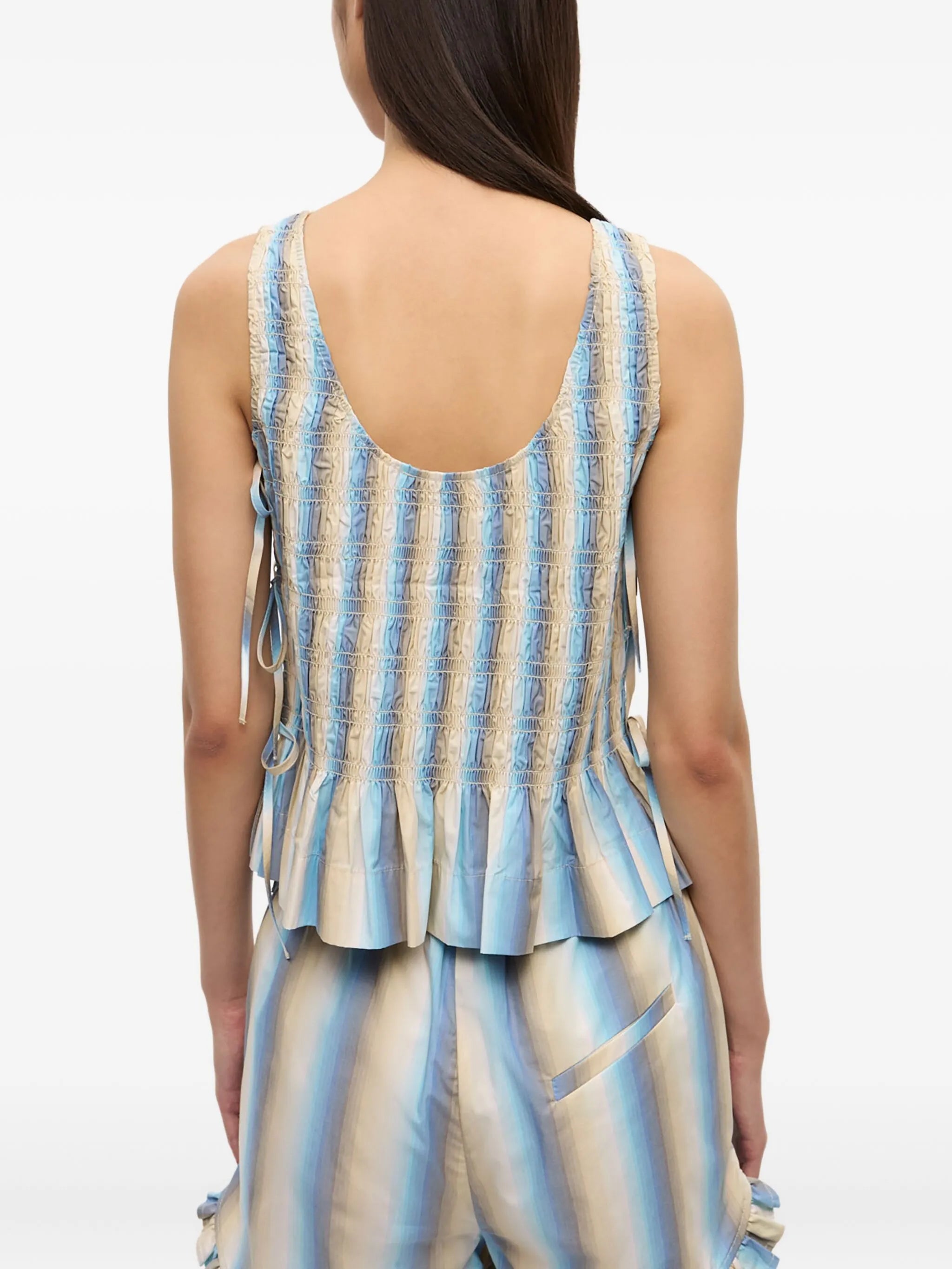 striped blouse