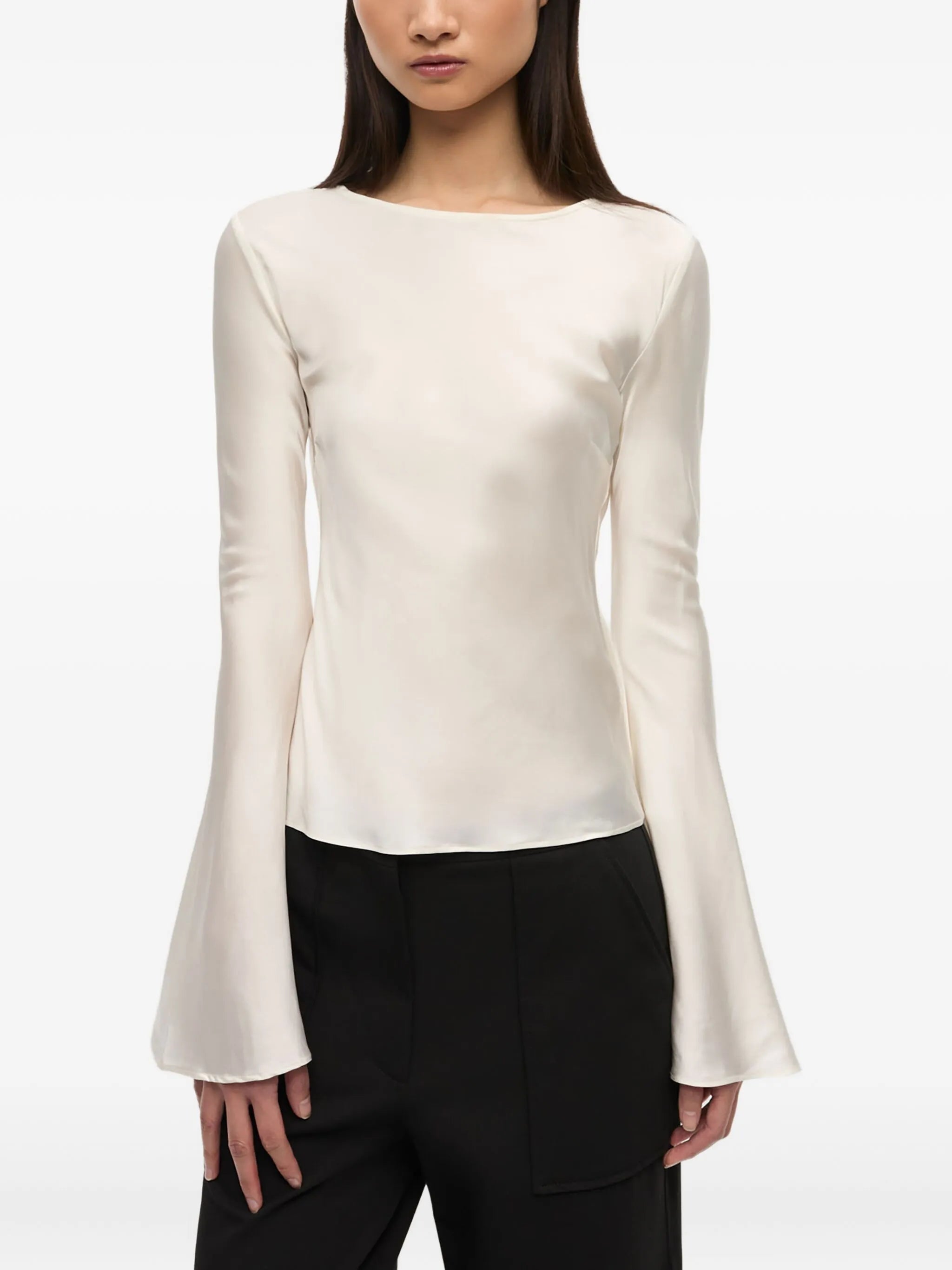 satin blouse