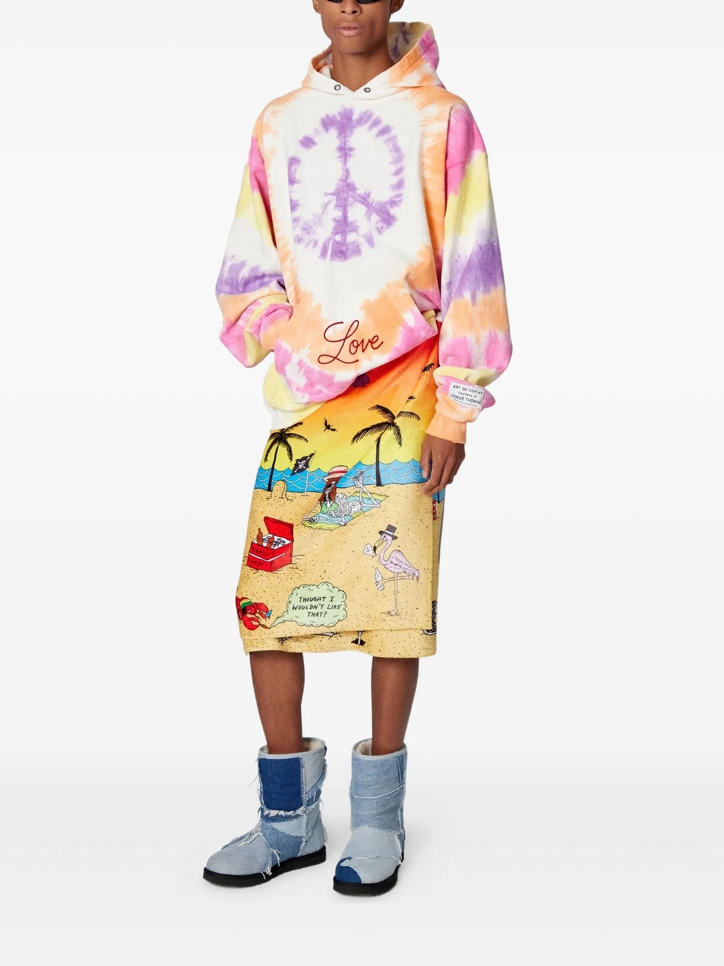 Peace Love hoodie